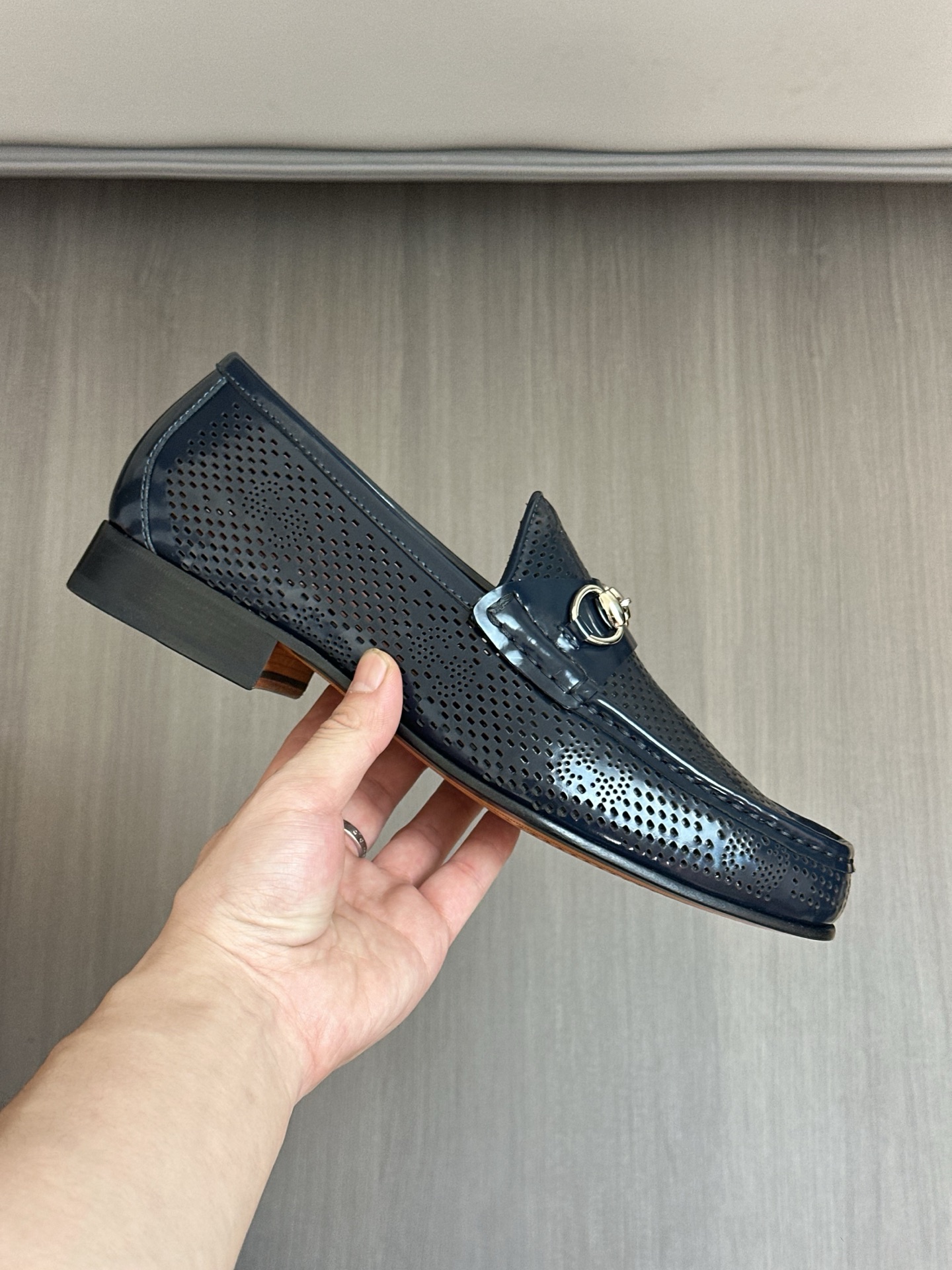 Gucci Men's Formal Casual Leather Shoes with Buckle, Genuine Leather Sole 7 i1744495593242 3626 0 5