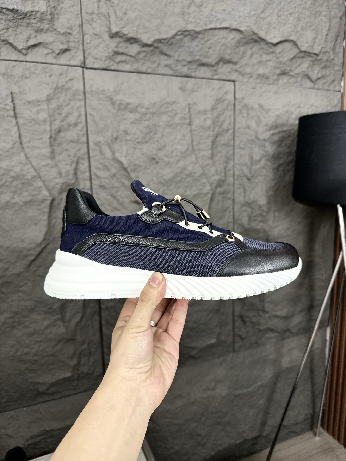 Calidad original!Stefano Ricci (Stefan) zapatos casuales de cuero para hombre. Hecho de cuero de bec