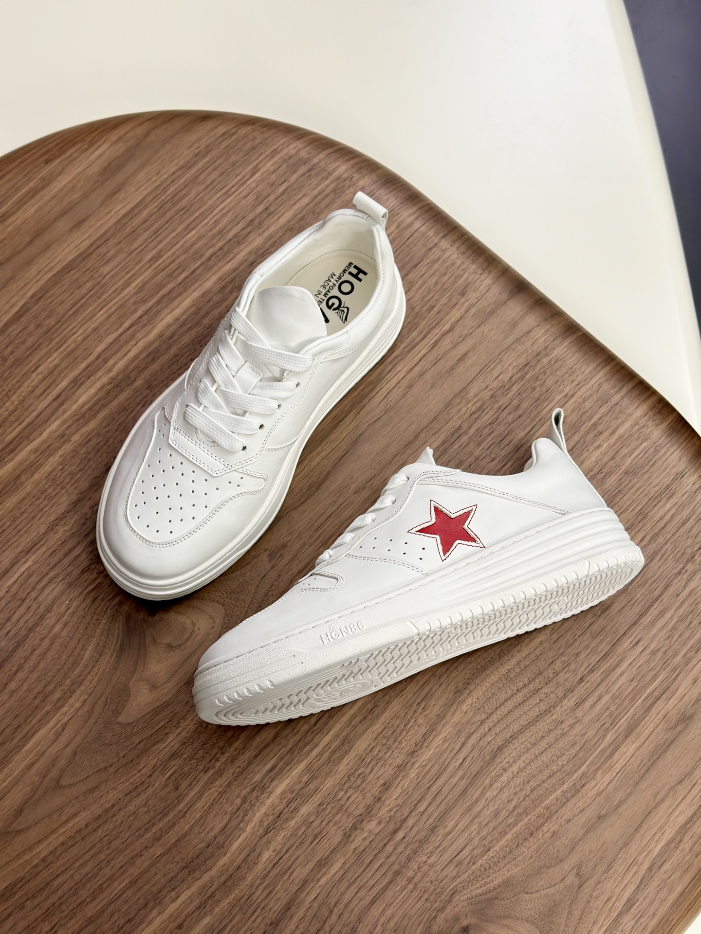 Hogan Luxury Leather Sneakers for Women, White, Sizes 38-44 6 i1749621347647 4871 0 4