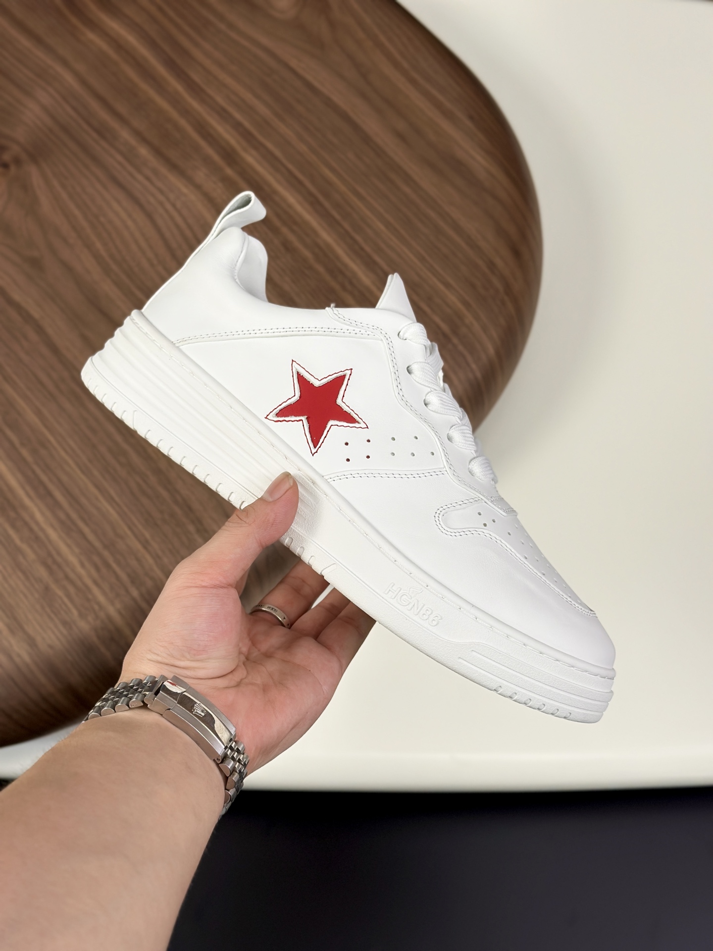 Hogan Luxury Leather Sneakers for Women, White, Sizes 38-44 5 i1749621348467 5827 0 3
