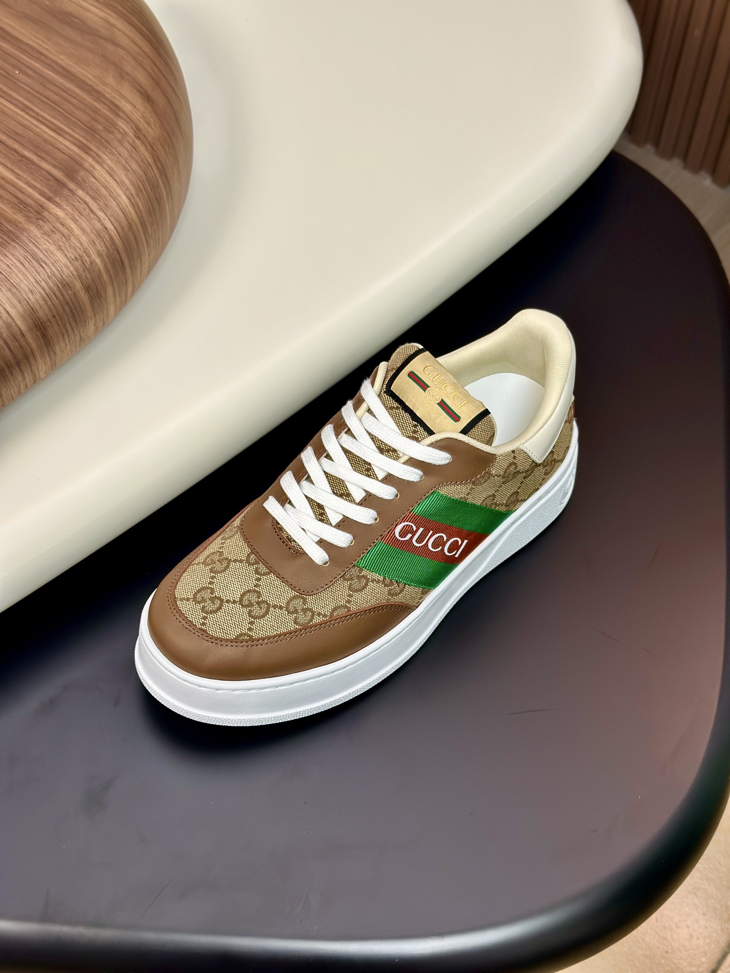 Precio de exportación [Gucci] Gucci - Calidad de gama alta Original único- Parte superior: piel de b