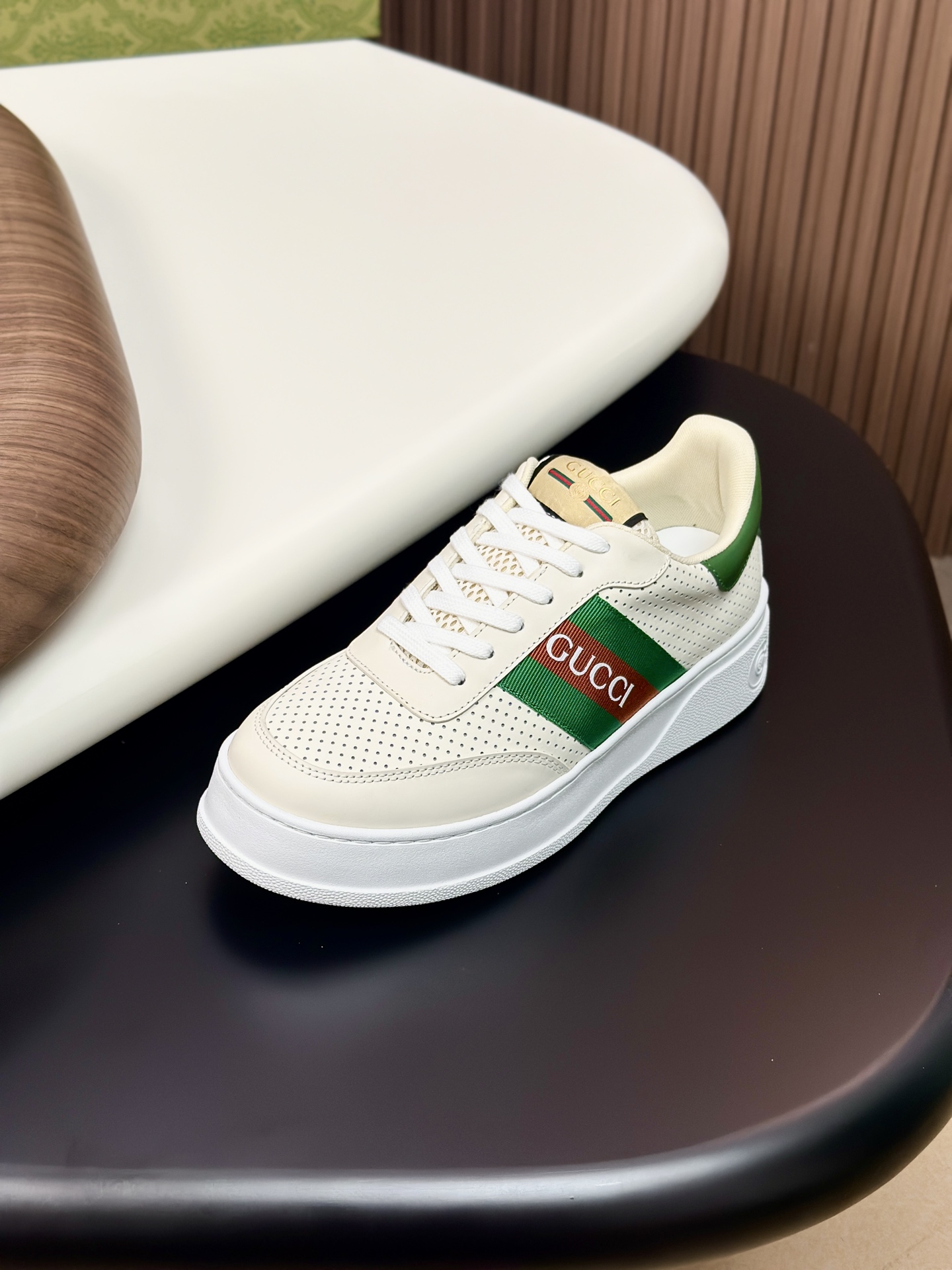 precio de fábrica [Gucci] Gucci - Calidad de gama alta Original único - Superior: piel de becerro Na