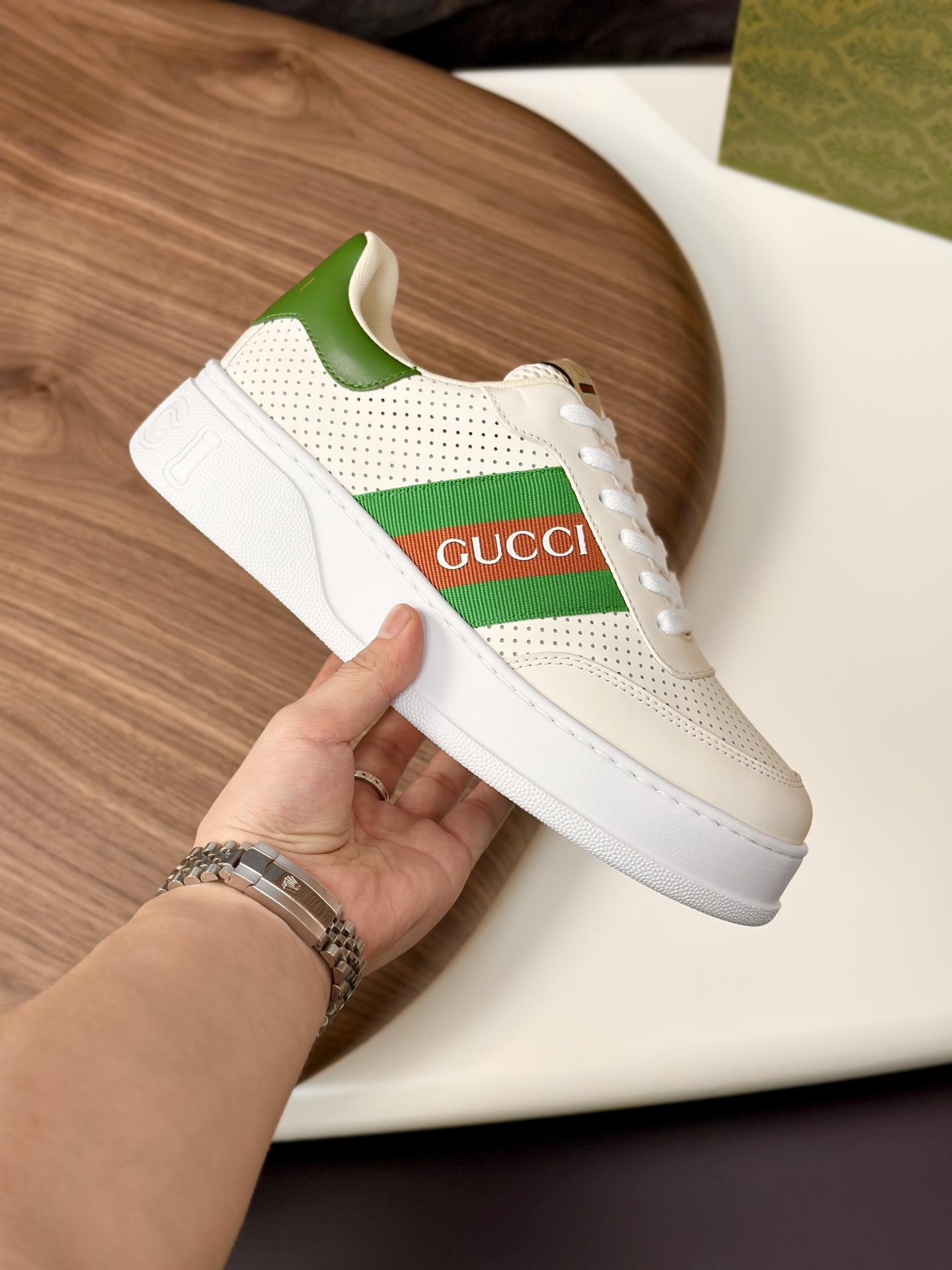 precio de fábrica [Gucci] Gucci - Calidad de gama alta Original único - Superior: piel de becerro Na