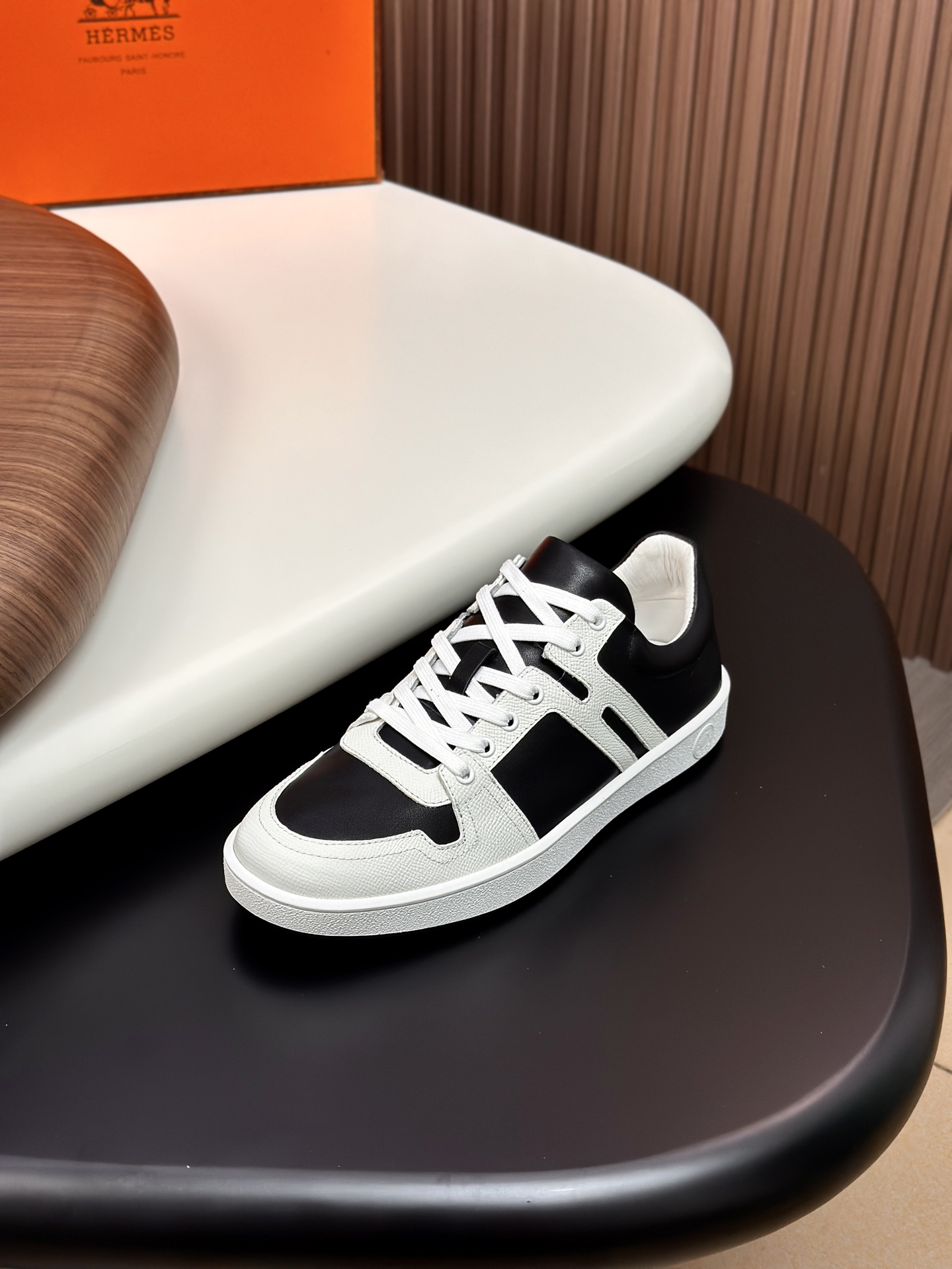 Hermes Men's Italian Leather Sneakers, Comfortable & Stylish, Sizes 39-44 7 i1749967620658 4802 0 5