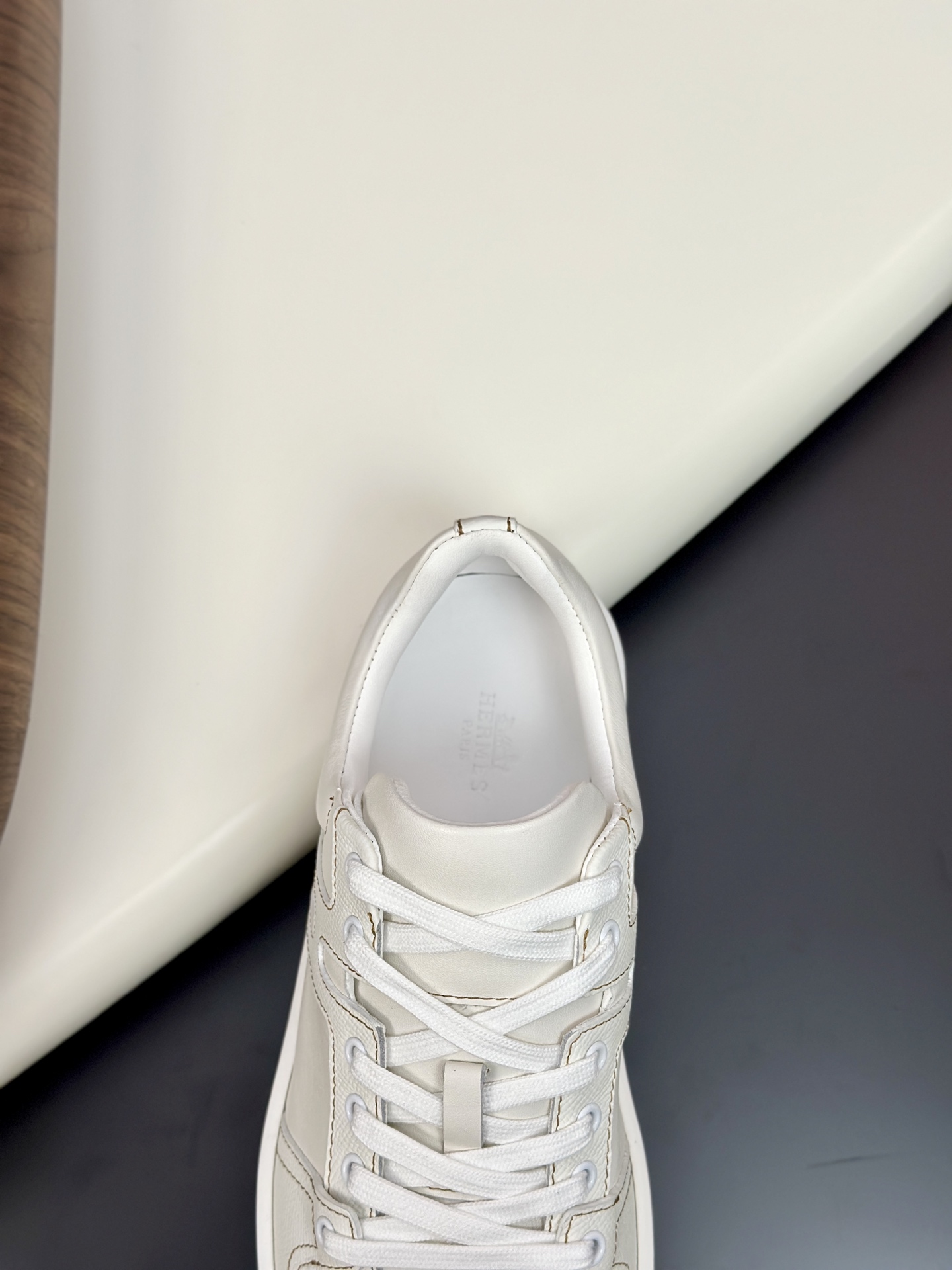 Men's White Leather Sneakers Classic Street Style Breathable Comfortable 8 i1749967685140 7815 0 7