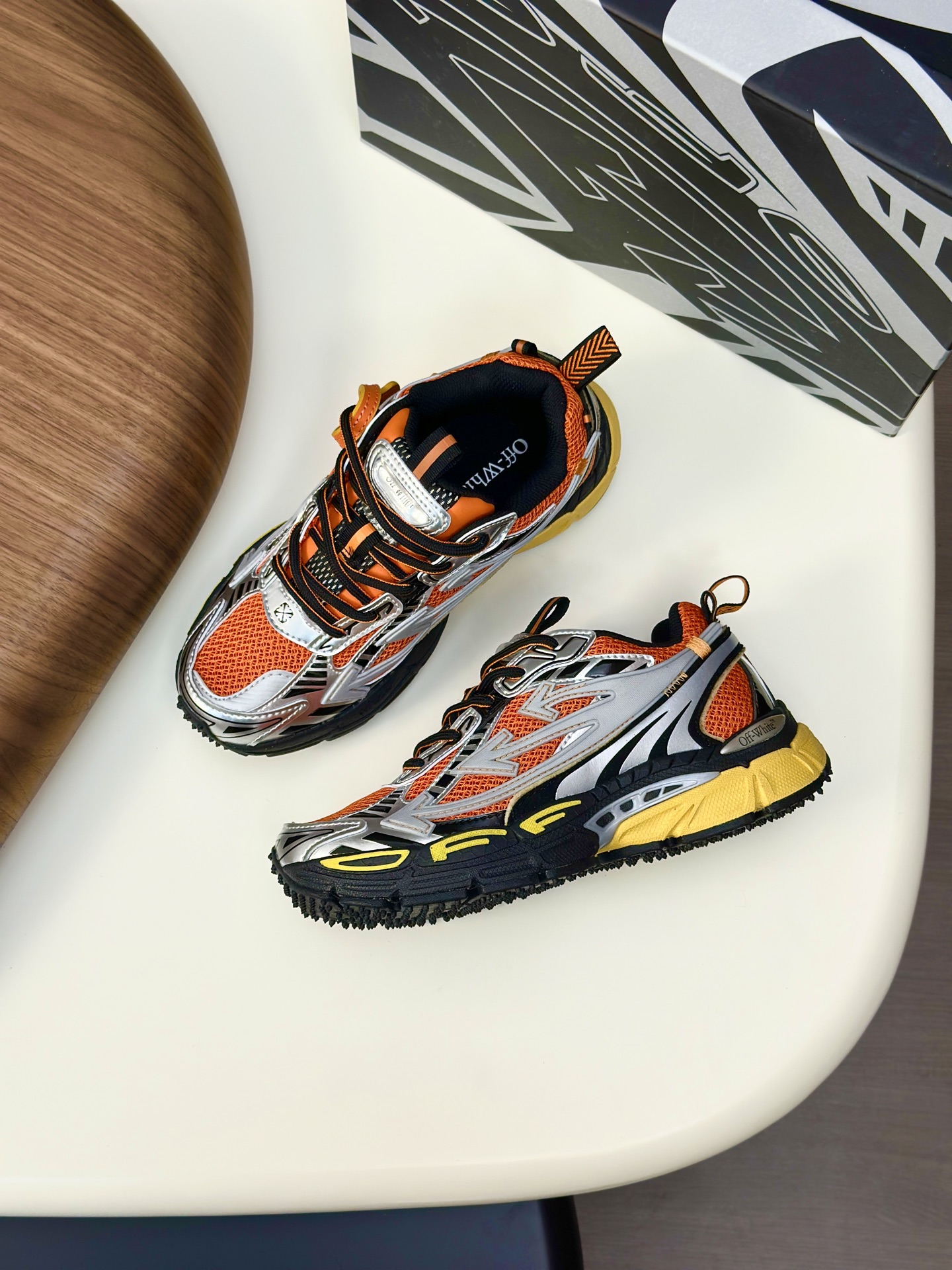 Off-White Couple Running Shoes: 3D Printed, Breathable, and Lightweight 6 i1750872362036 890 0 4