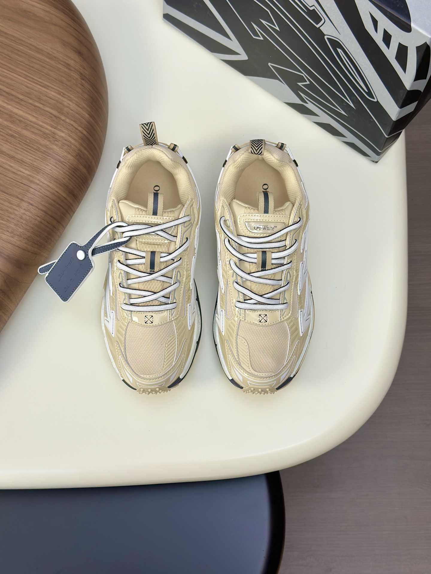 Off-White Odsy-1000 Beige/White Sneakers Couple Running Shoes Size 36-47 2 i1750872463683 8513 0 0
