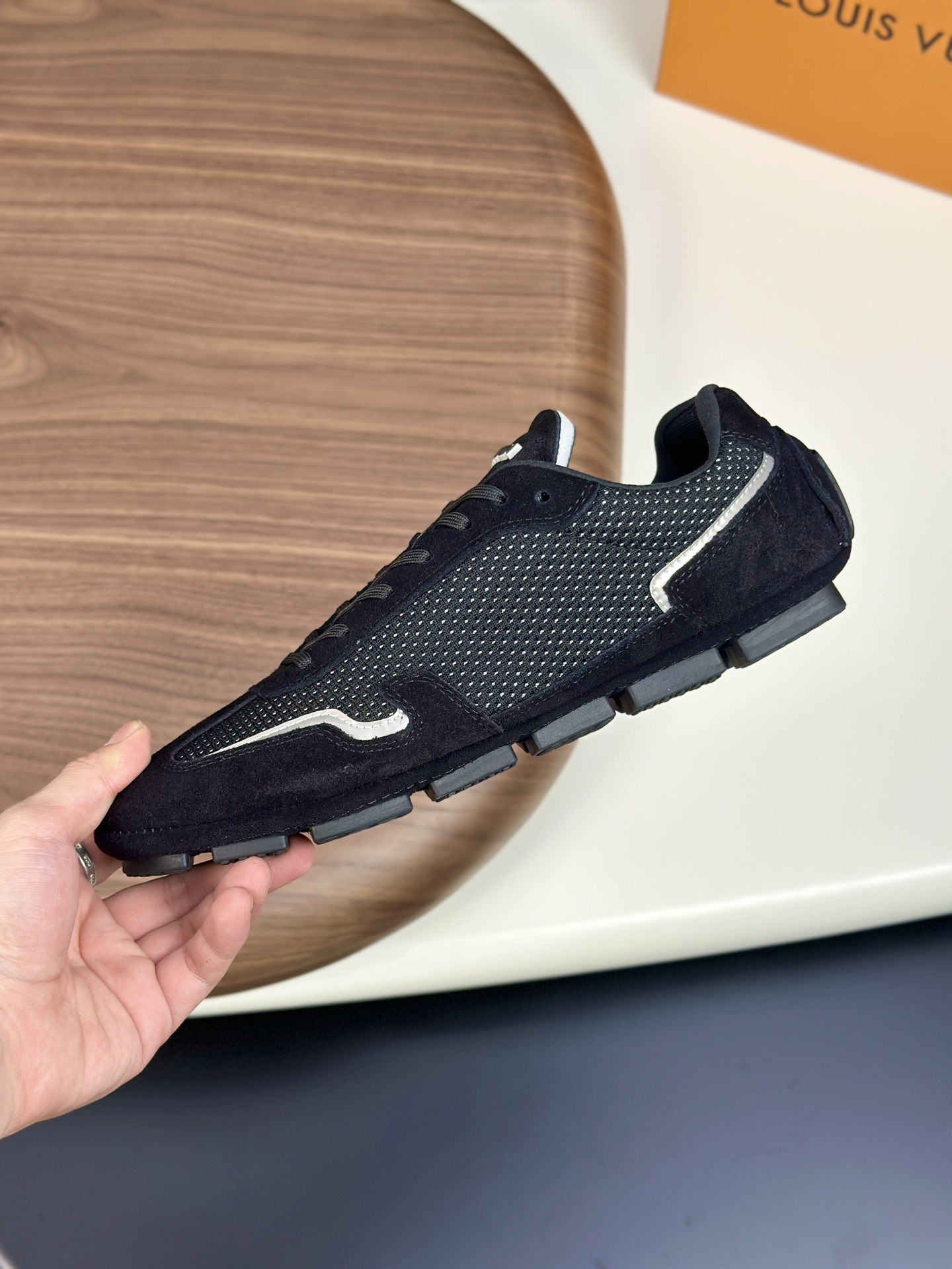 Louis Vuitton Run Away Sneakers in Black Technical Fabric, Size 39-44 6 i1750873261454 950 0 4