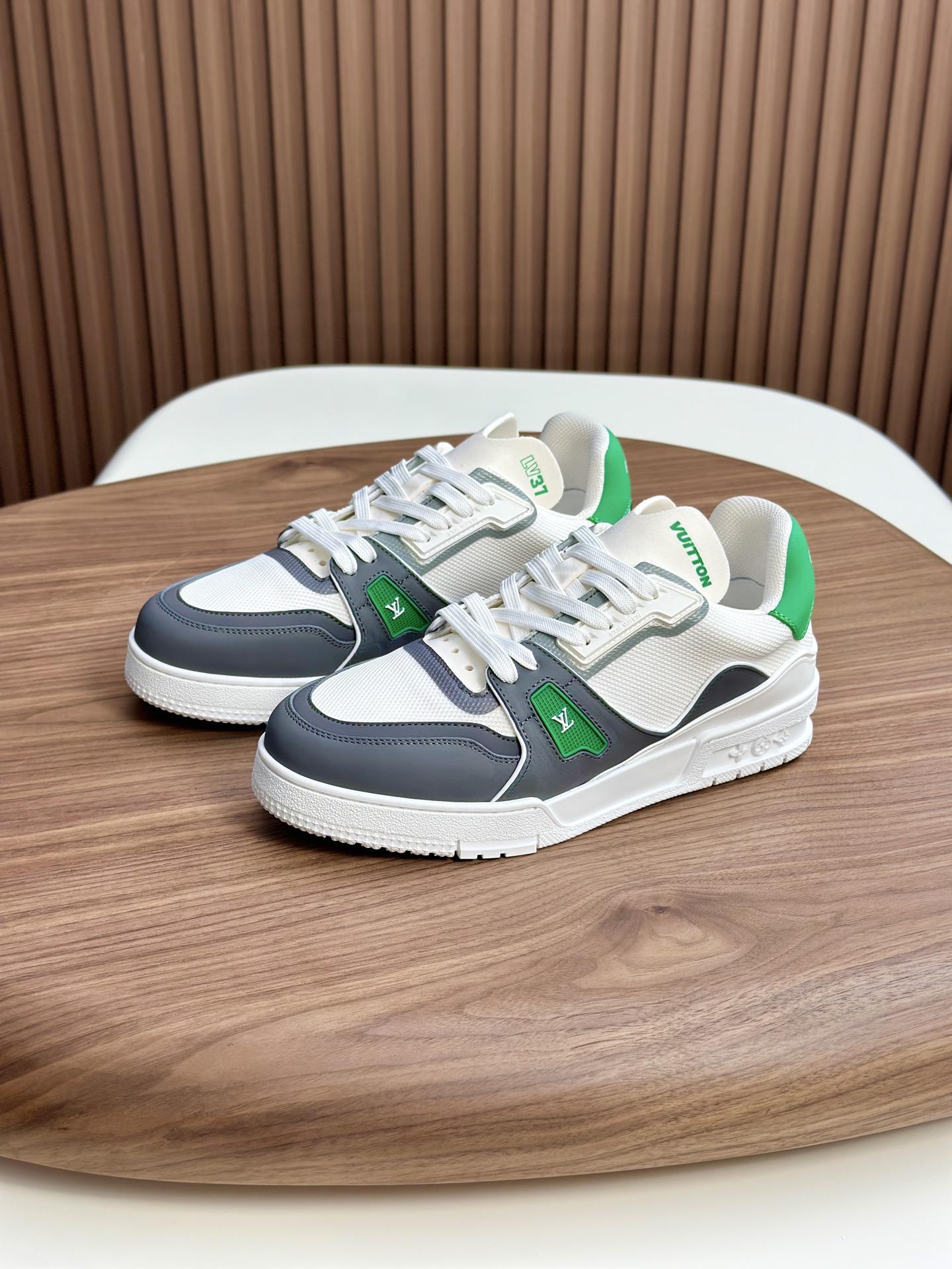 Louis Vuitton Men's Sporty Sneakers in Leather and Mesh 3 i1751024730645 3101 0 1