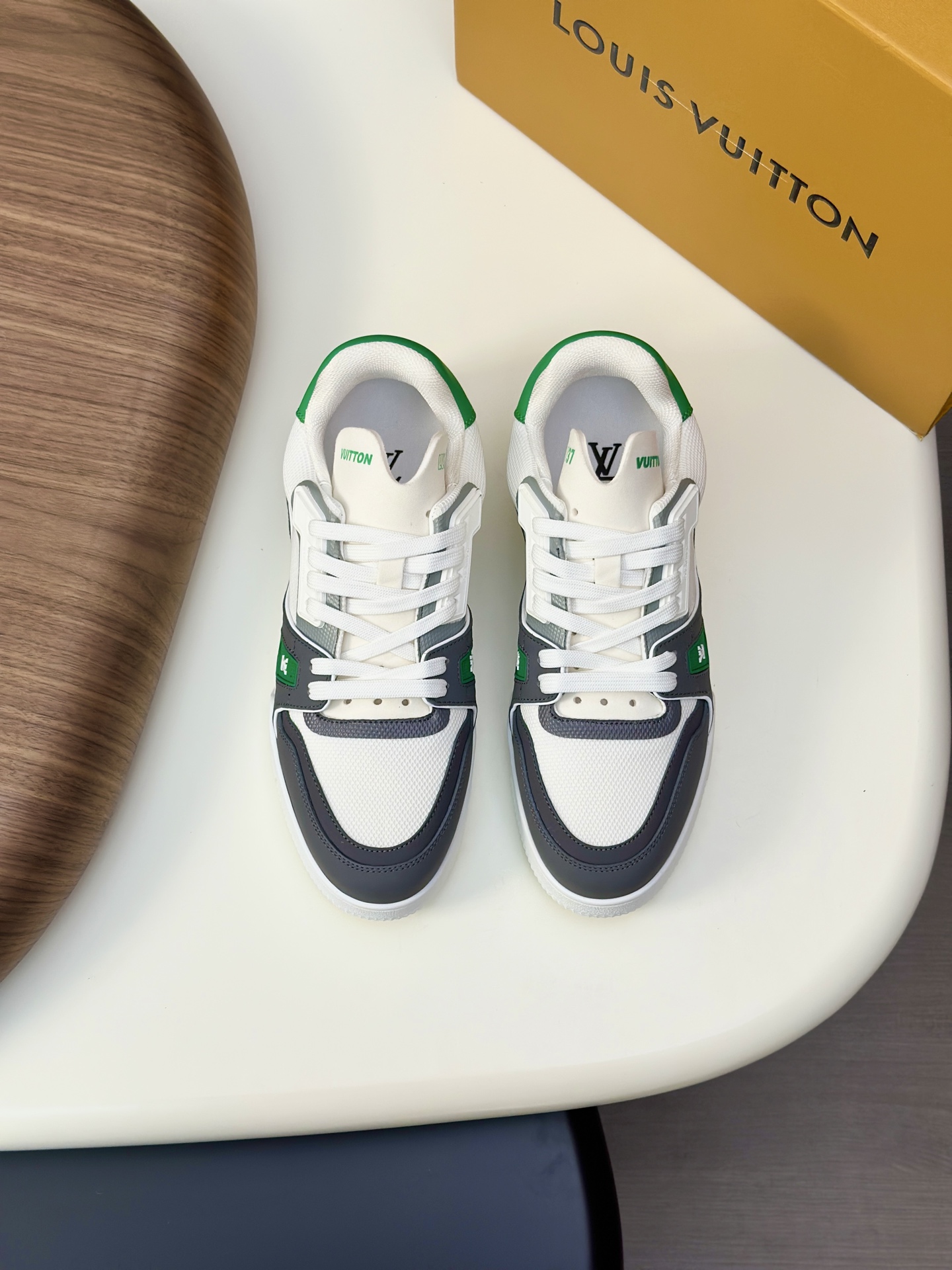 Louis Vuitton Men's Sporty Sneakers in Leather and Mesh 2 i1751024732327 4854 0 0