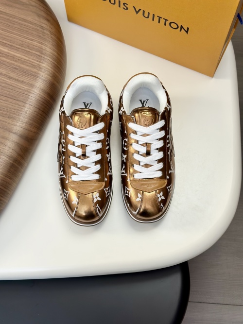 Louis Vuitton Classic Show New Bronze Sneakers,Original 1:1 Replica,Comfortable Foot Feel 1 Louis Vuitton Classic Show New Bronze Sneakers,Original 1:1 Replica,Comfortable Foot Feel