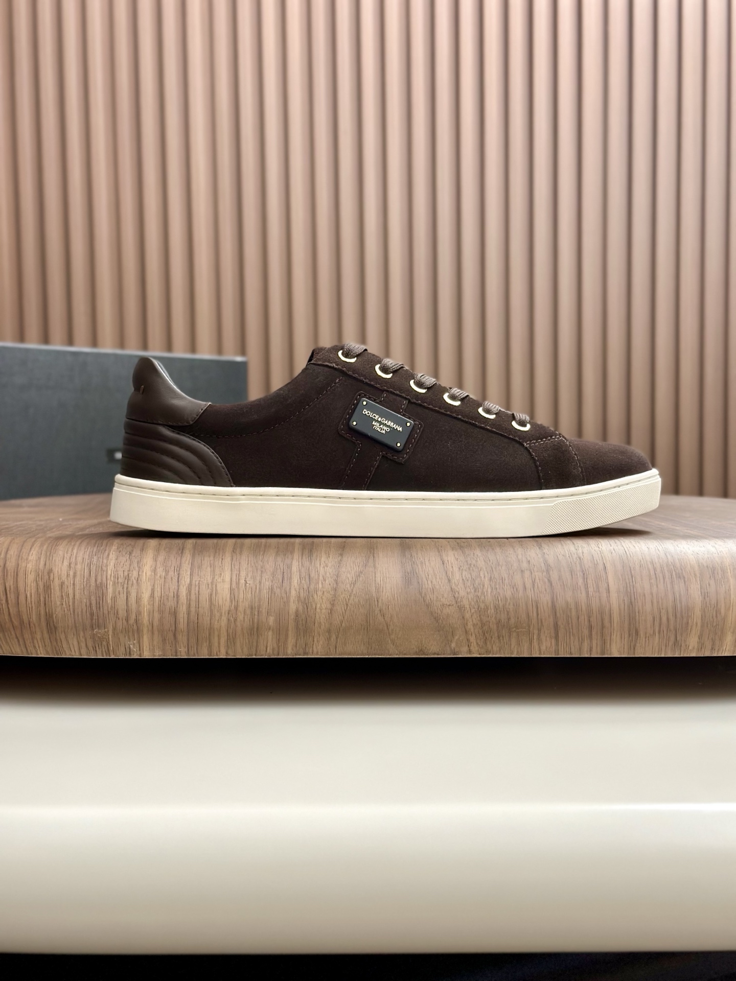 Dolce&Gabbana Brown Suede Leather Sneakers Casual Shoes For Men 3 i1758624538308 7365 0 1