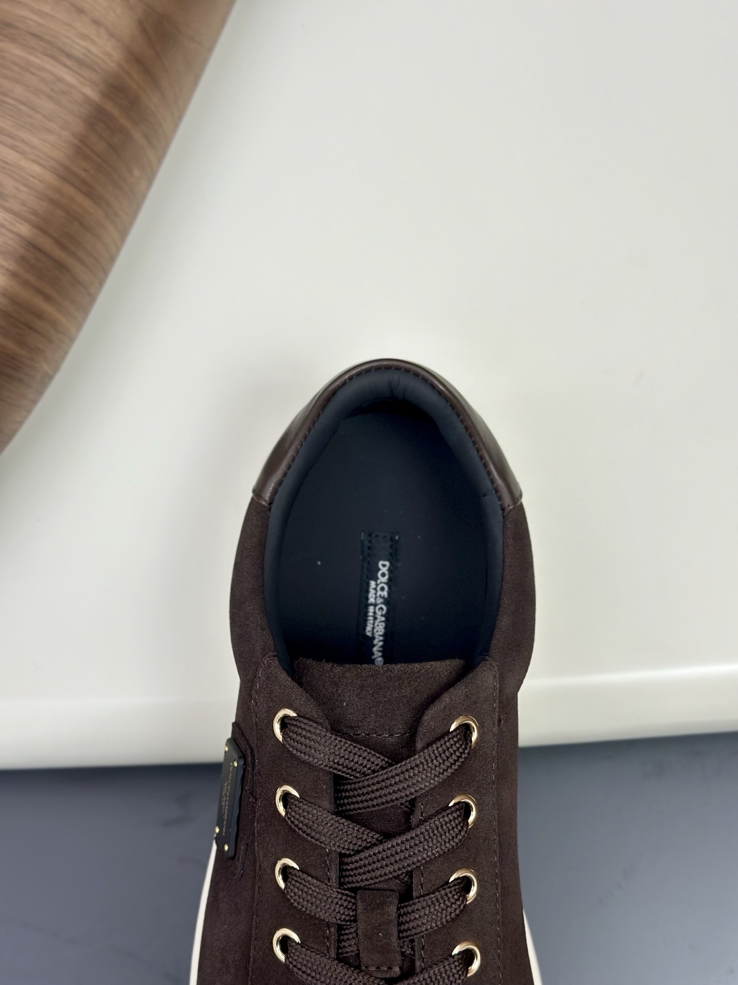 Dolce&Gabbana Brown Suede Leather Sneakers Casual Shoes For Men 10 i1758624538320 2050 0 8
