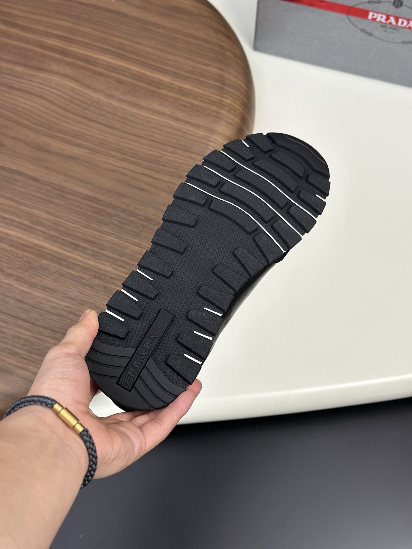 Prada Men's Nappa Leather and Suede Lightweight Sporty Sneakers 7 i1758626928705 2990 0 5