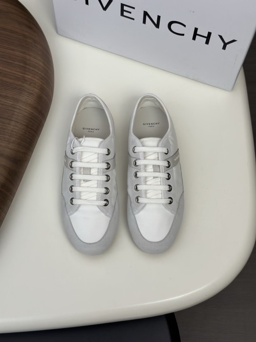 Givenchy P410 White Leather & Suede Casual Sneakers for Men 1 Givenchy P410 White Leather & Suede Casual Sneakers for Men
