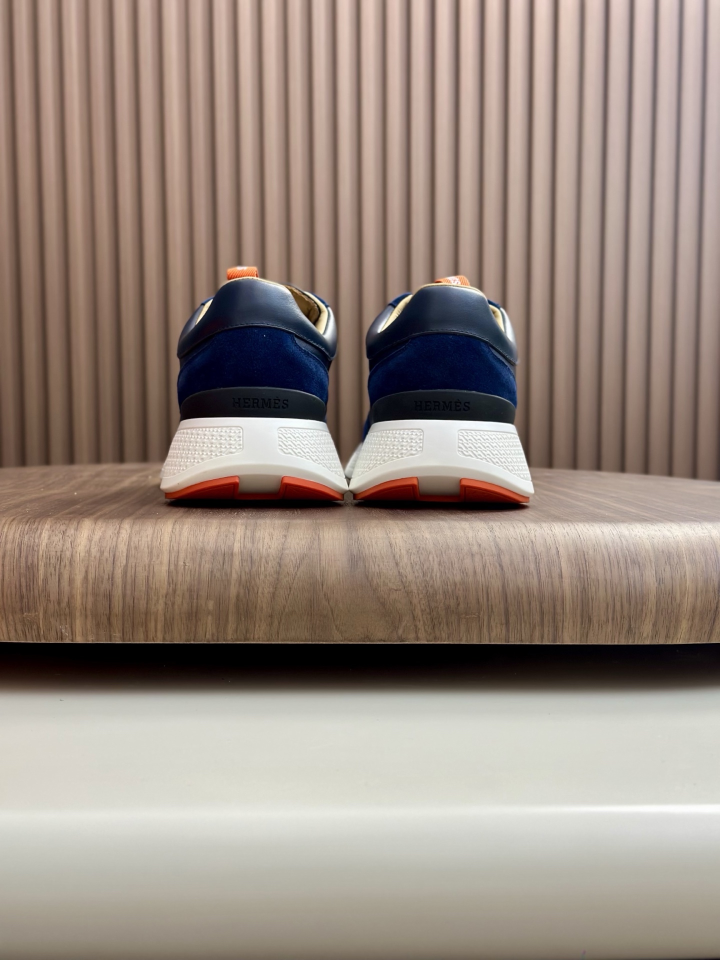 Hermes Men's Navy Leather & Canvas Sneakers with 'H' Motif - Size 39-44 7 i1760338985941 3247 0 6