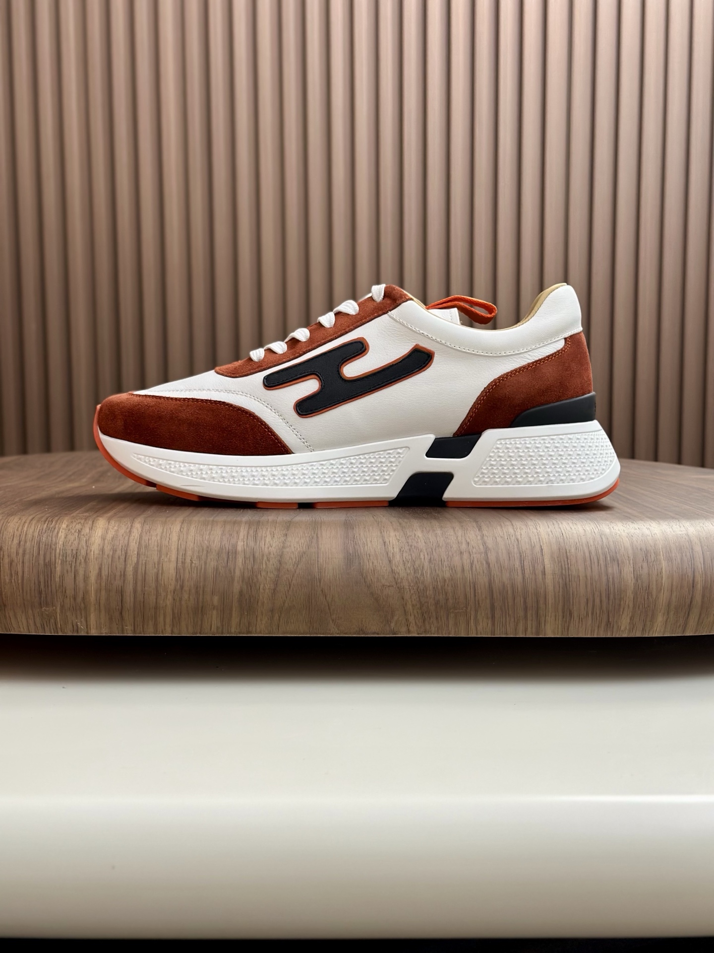 Hermes Men's White Leather & Suede Sneakers with 'H' Motif - Size 39-44 4 i1760339032729 4516 0 2