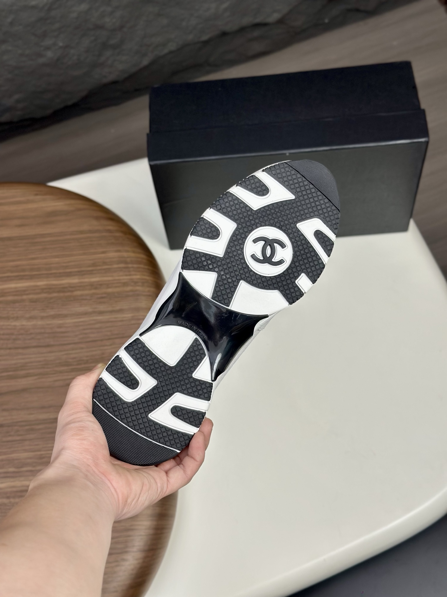 Chanel Women's Suede Leather Sneakers Color Block Design Breathable Comfort 7 i1760340265220 6650 0 5