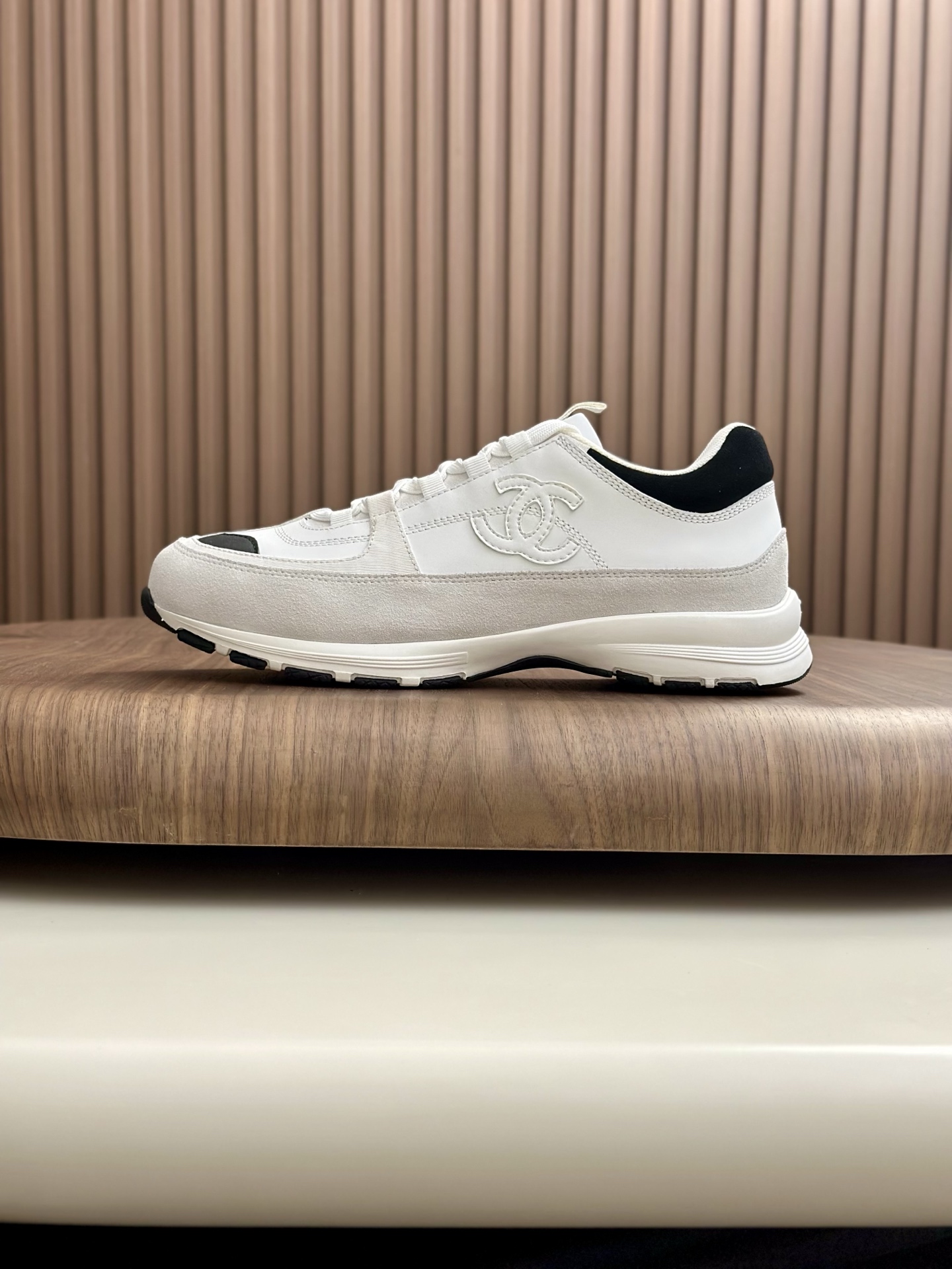 Chanel Women's Suede Leather Sneakers Color Block Design Breathable Comfort 4 i1760340266176 2823 0 3