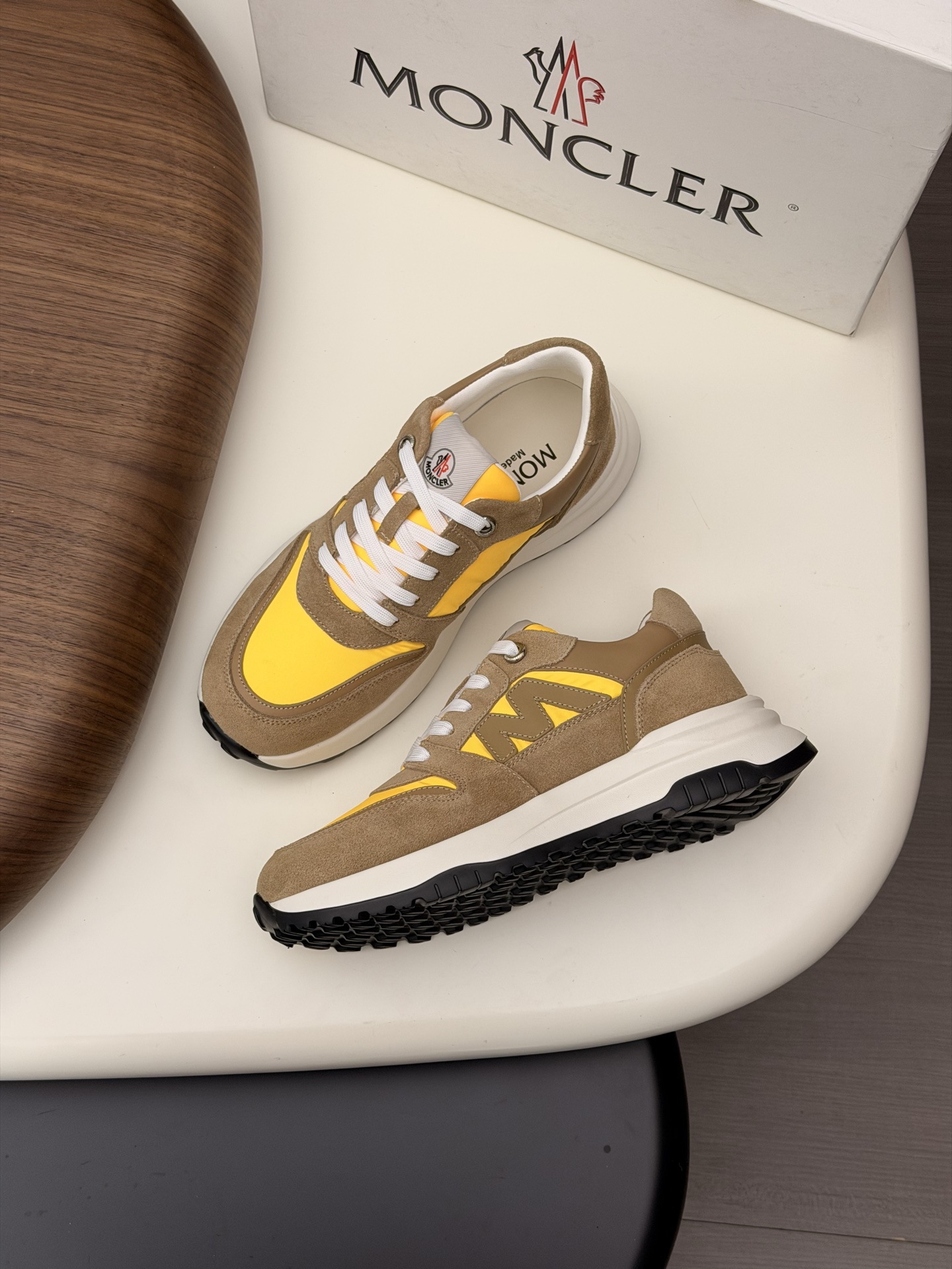 Moncler Style Leather Men's Shoes Men's Shoes Men's Shoes detail image 5 from source 783208
