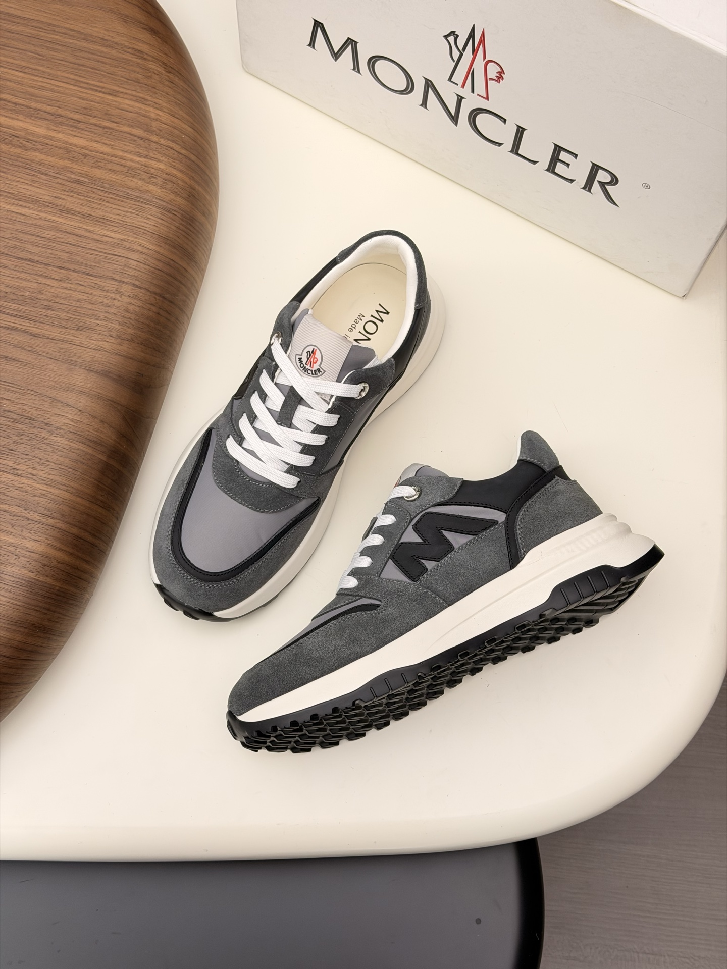 Moncler Style Leather Men's Shoes Men's Shoes Men's Shoes detail image 5 from source 783213