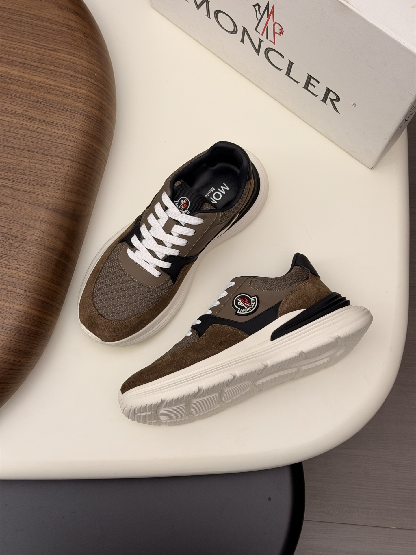 Moncler Style Leather Men's Shoes Men's Shoes Men's Shoes detail image 5 from source 783211