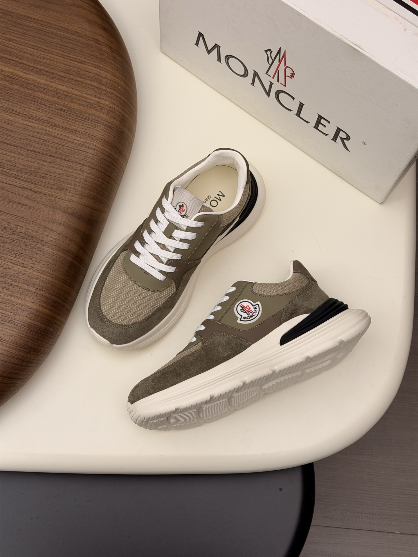Moncler Style Leather Men's Shoes Men's Shoes Men's Shoes detail image 5 from source 783210
