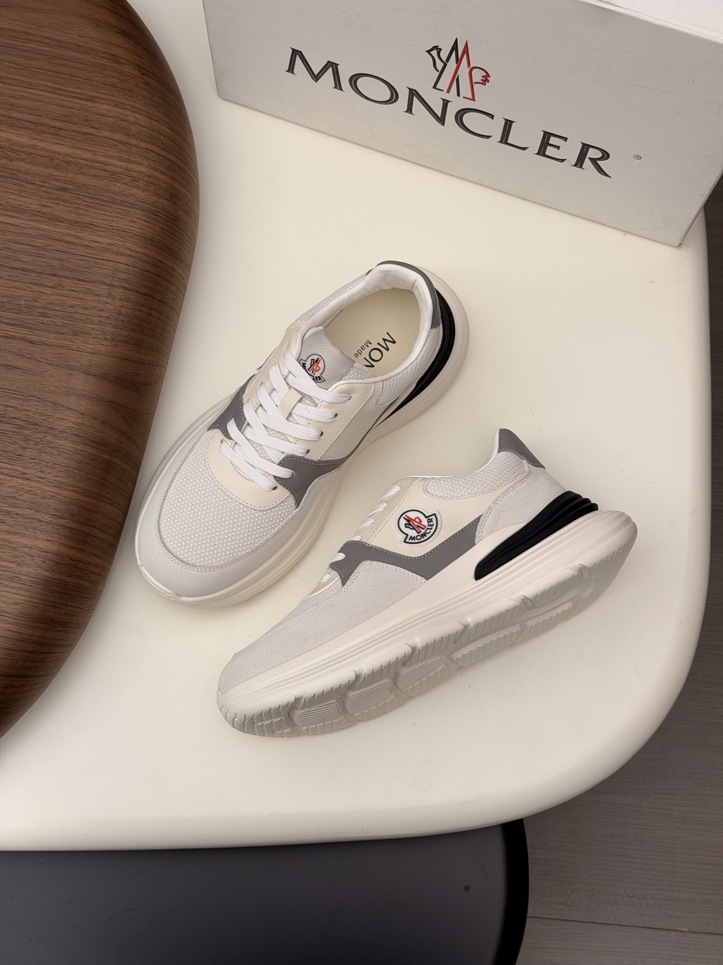 Moncler Style Leather Men's Shoes Men's Shoes Men's Shoes detail image 5 from source 783205