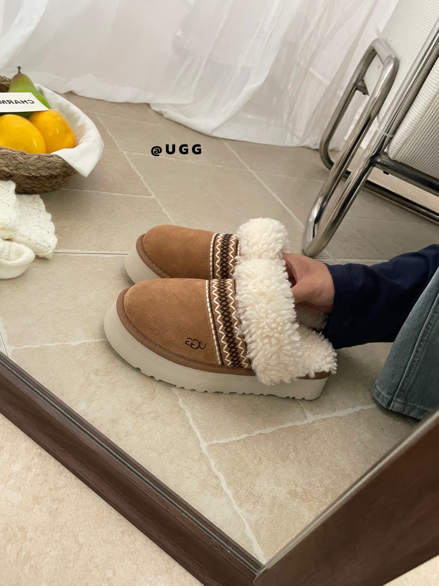 𝐔𝐠𝐠 ｜阿瑟森复古民族风拖❄️秋冬新款 Holiday-阿瑟森款复古街潮 茸軟秋冬自在休闲 多场景穿搭
