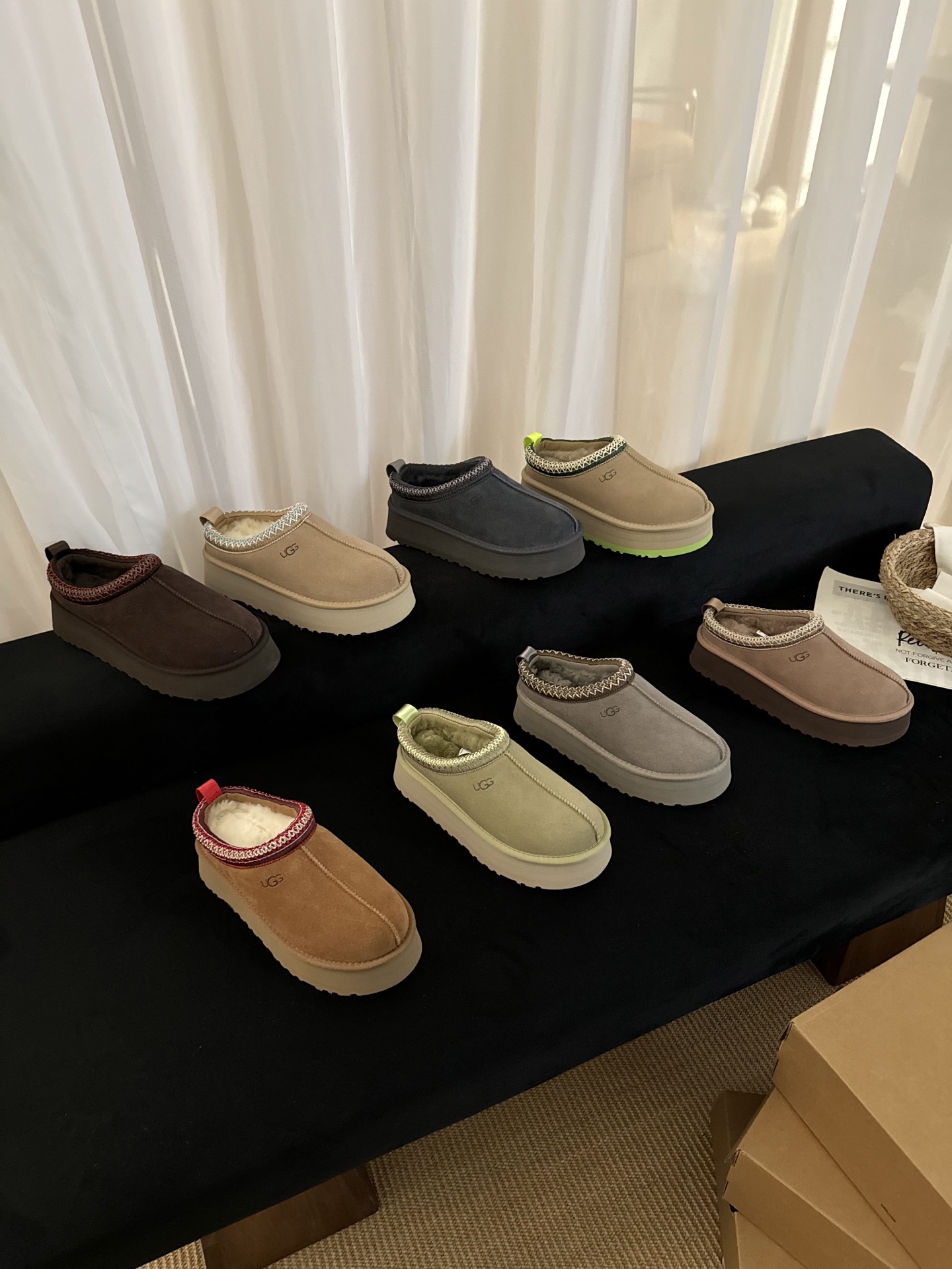 🔥UGG｜𝐓𝐚𝐳𝐳厚底民族风2.0👍升级厚底民族风内里全羊毛🐏厚底松糕增高又显腿长❕温柔经典又百搭🫶🏻s