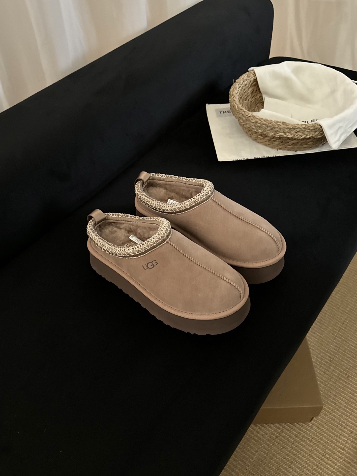 NO:547054,2.0 version light oak brown, semi-dragged fur shoes198609092.0版浅橡棕色,半拖毛毛鞋,Women's Shoes