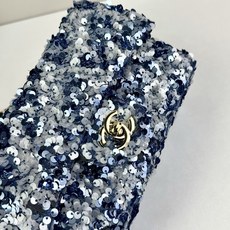 香奈儿 Chanel CF亮片链条包经典CF系列,金属链条+双CLog0奢华感满满!亮片在光线下超闪耀, 香奈儿 Chanel CF亮片链条包经典CF系列,金属链条+双CLog0奢华感满满!亮片在光线下超闪耀,
