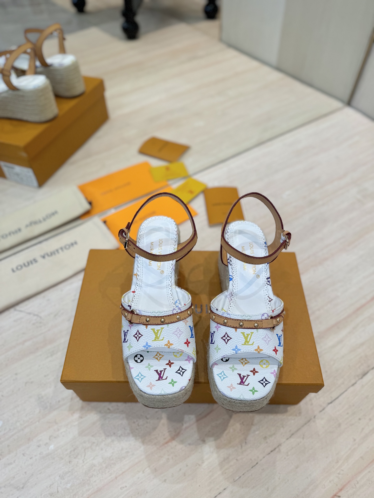Louis Vuitton x Murakami Takashi Espadrille Wedge Sandals - Spring/Summer 2025 3 i1742367091597 8052 0 2