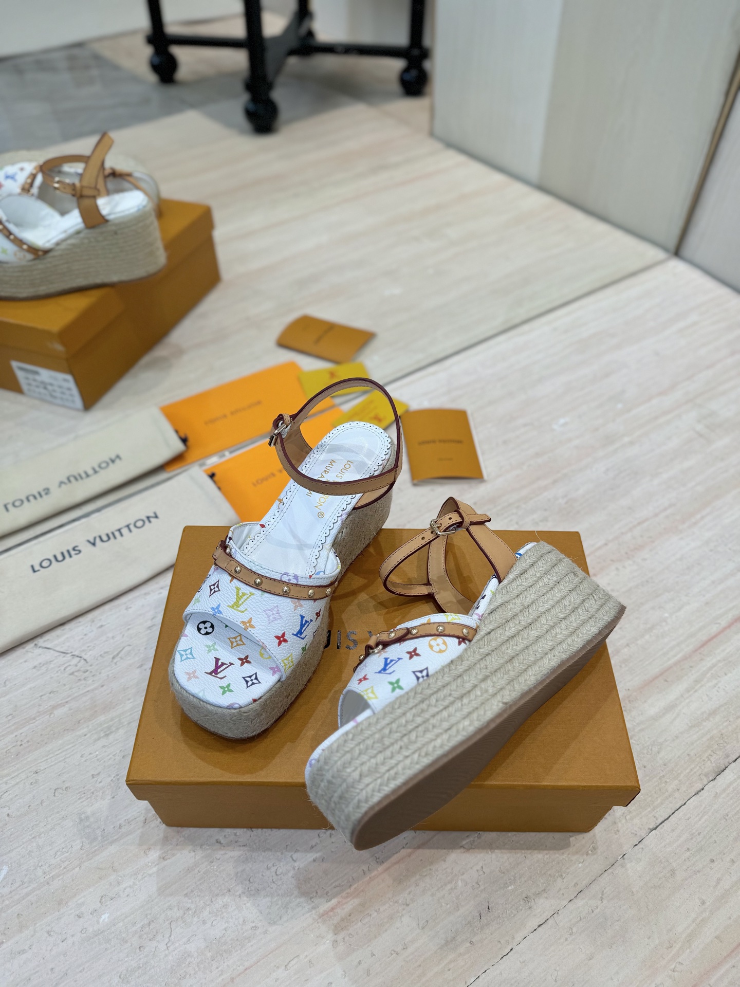 Louis Vuitton x Murakami Takashi Espadrille Wedge Sandals - Spring/Summer 2025 4 i1742367091629 6154 0 3