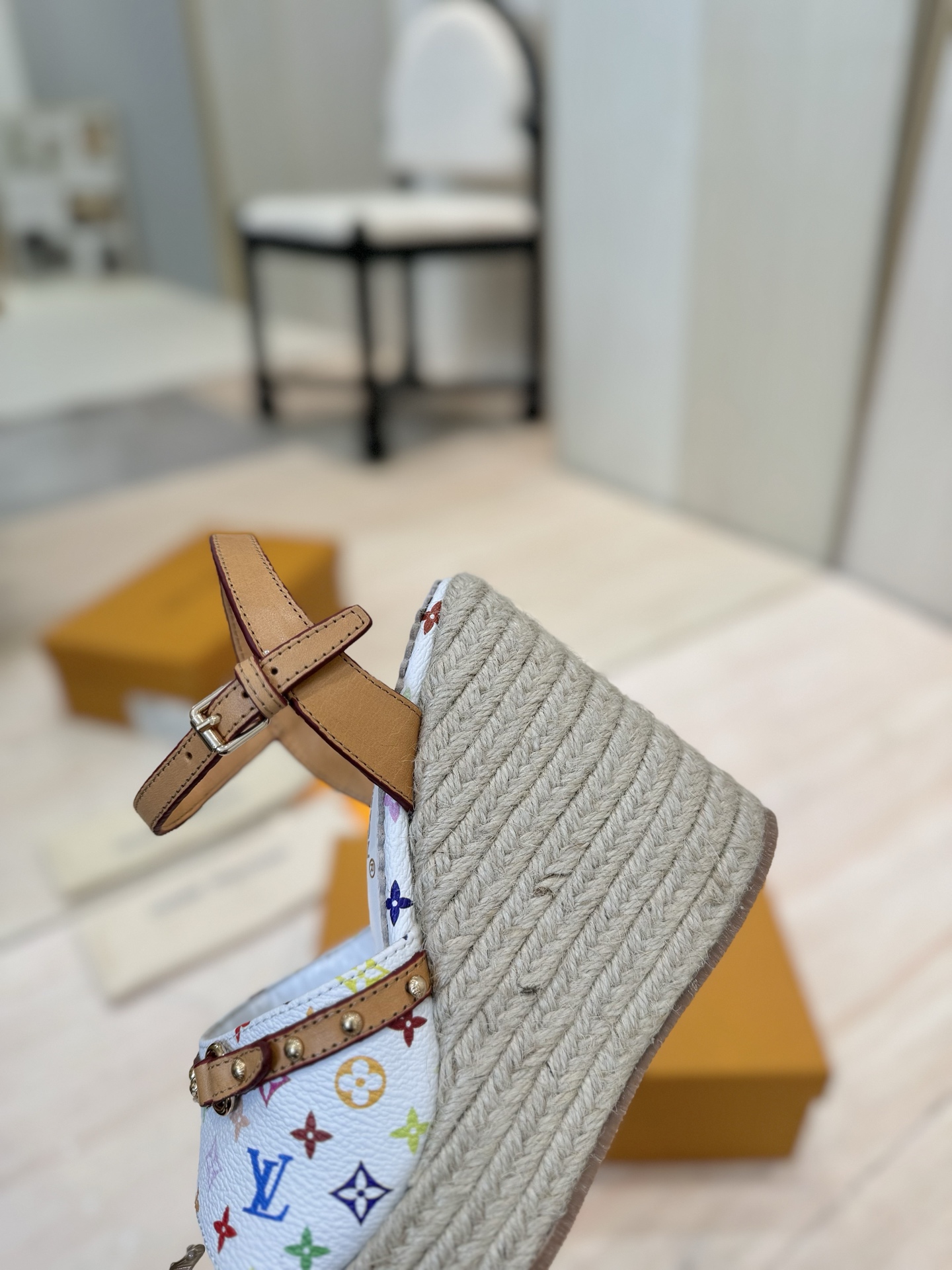 Louis Vuitton x Murakami Takashi Espadrille Wedge Sandals for Women 8 i1742367447044 3466 0 6