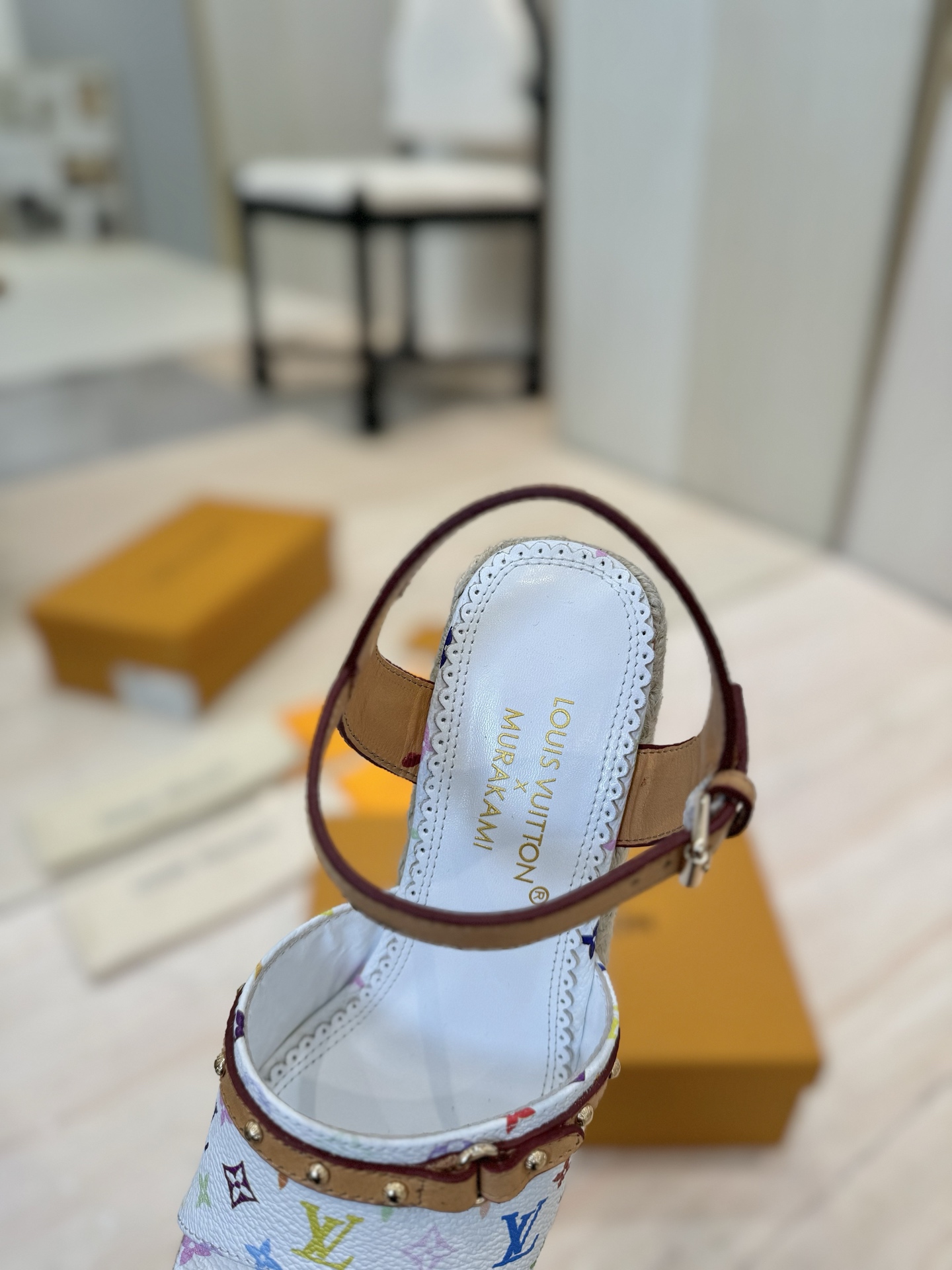 Louis Vuitton x Murakami Takashi Espadrille Wedge Sandals for Women 9 i1742367447062 2097 0 7