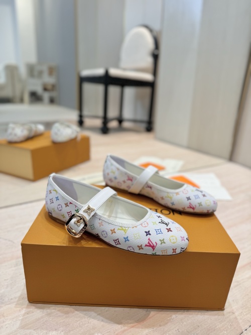 Louis Vuitton x Takashi Murakami Monogram Ballet Flats, 2025 Spring Collection 1 Louis Vuitton x Takashi Murakami Monogram Ballet Flats, 2025 Spring Collection
