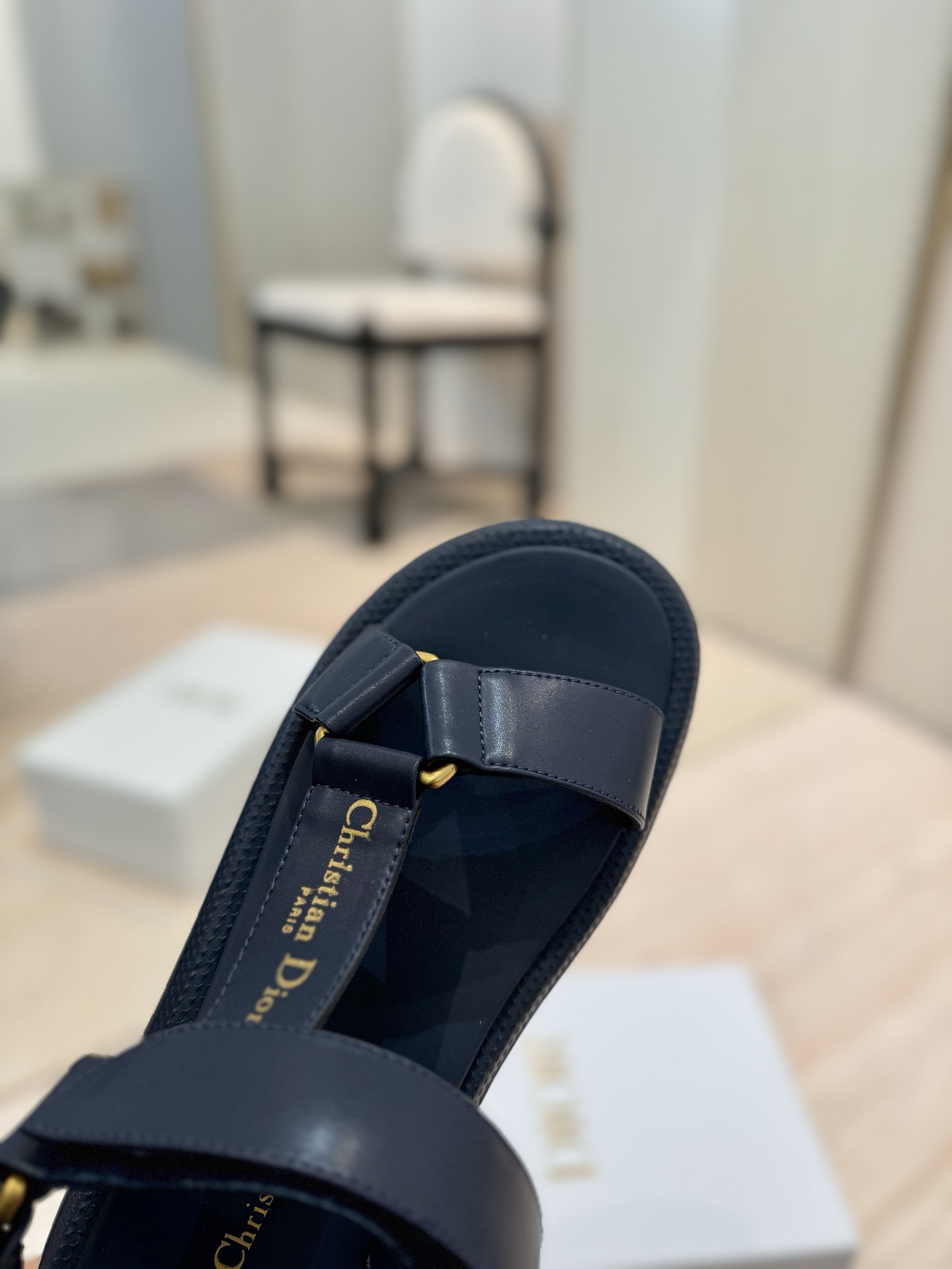 Dior Riviera D-Wave Navy Leather Sandals with CD Embroidery 10 i1742727105717 8137 0 8