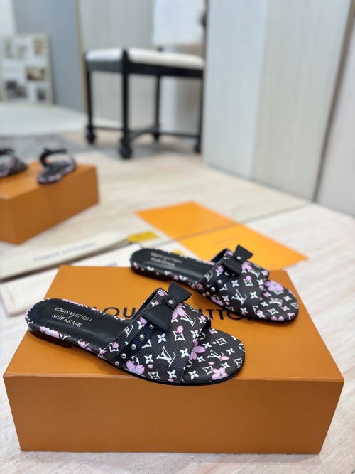 Louis Vuitton Murakami Monogram Flower Slide Sandals - Stylish Summer Footwear 1 Louis Vuitton Murakami Monogram Flower Slide Sandals - Stylish Summer Footwear