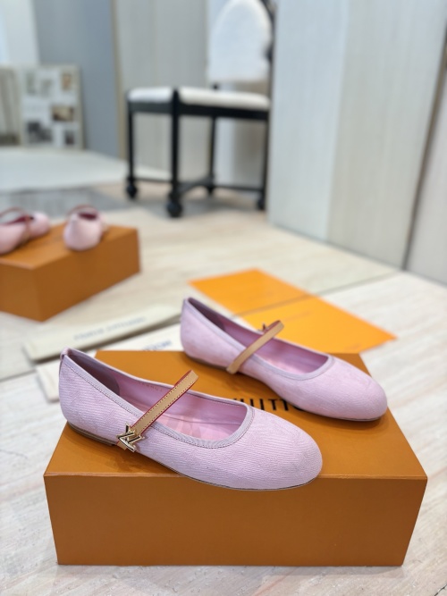 Louis Vuitton Denim Ballet Flats, Designer Shoes for Women, Size 35-41 1 Louis Vuitton Denim Ballet Flats, Designer Shoes for Women, Size 35-41