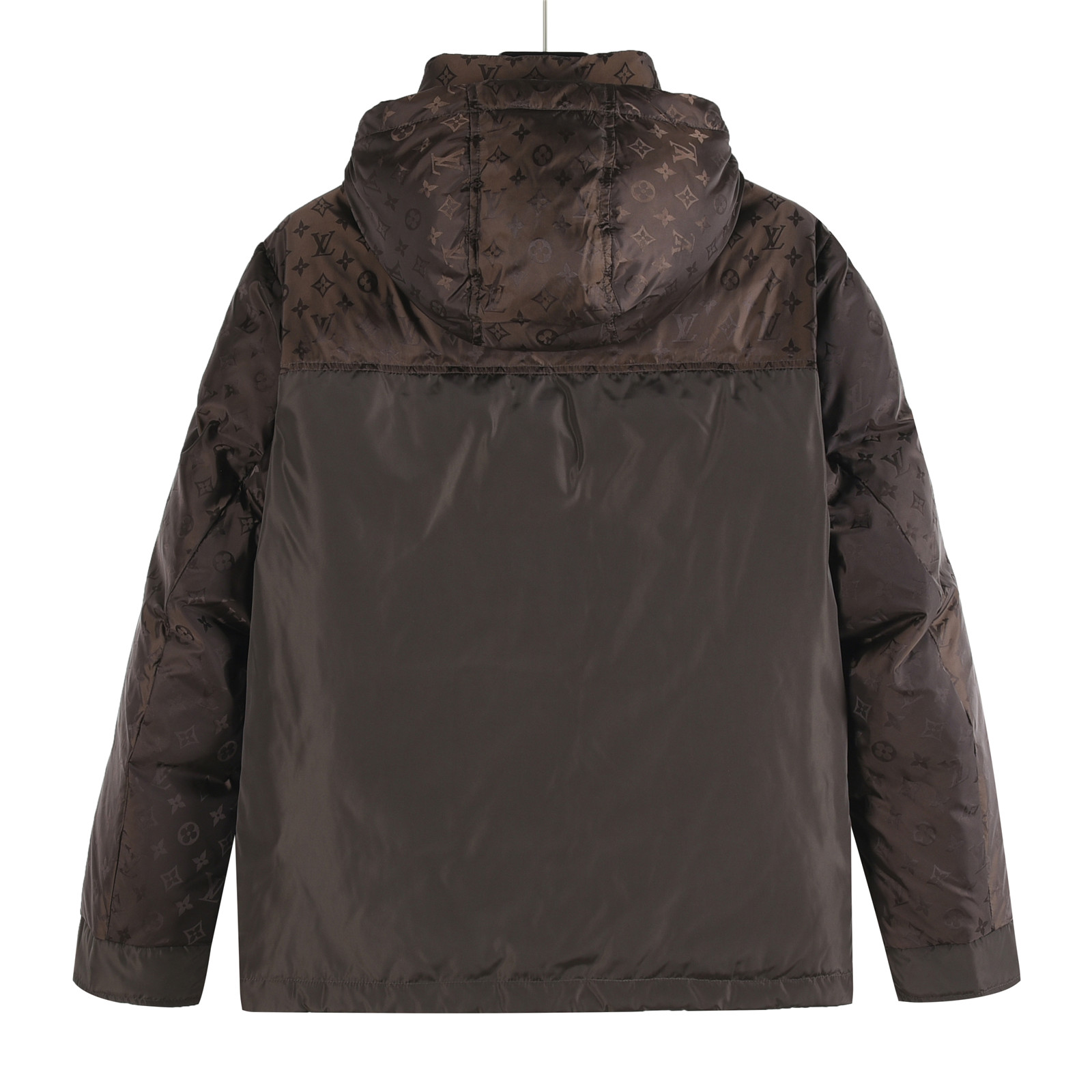 #正品级：𝐋𝐨𝐮𝐢𝐬 𝐕𝐮𝐢𝐭𝐭𝐨𝐧｜路易威登 双拼印老花𝐋𝐨𝐠𝐨 工装多功能口袋连帽【可卸帽】轻奢时尚