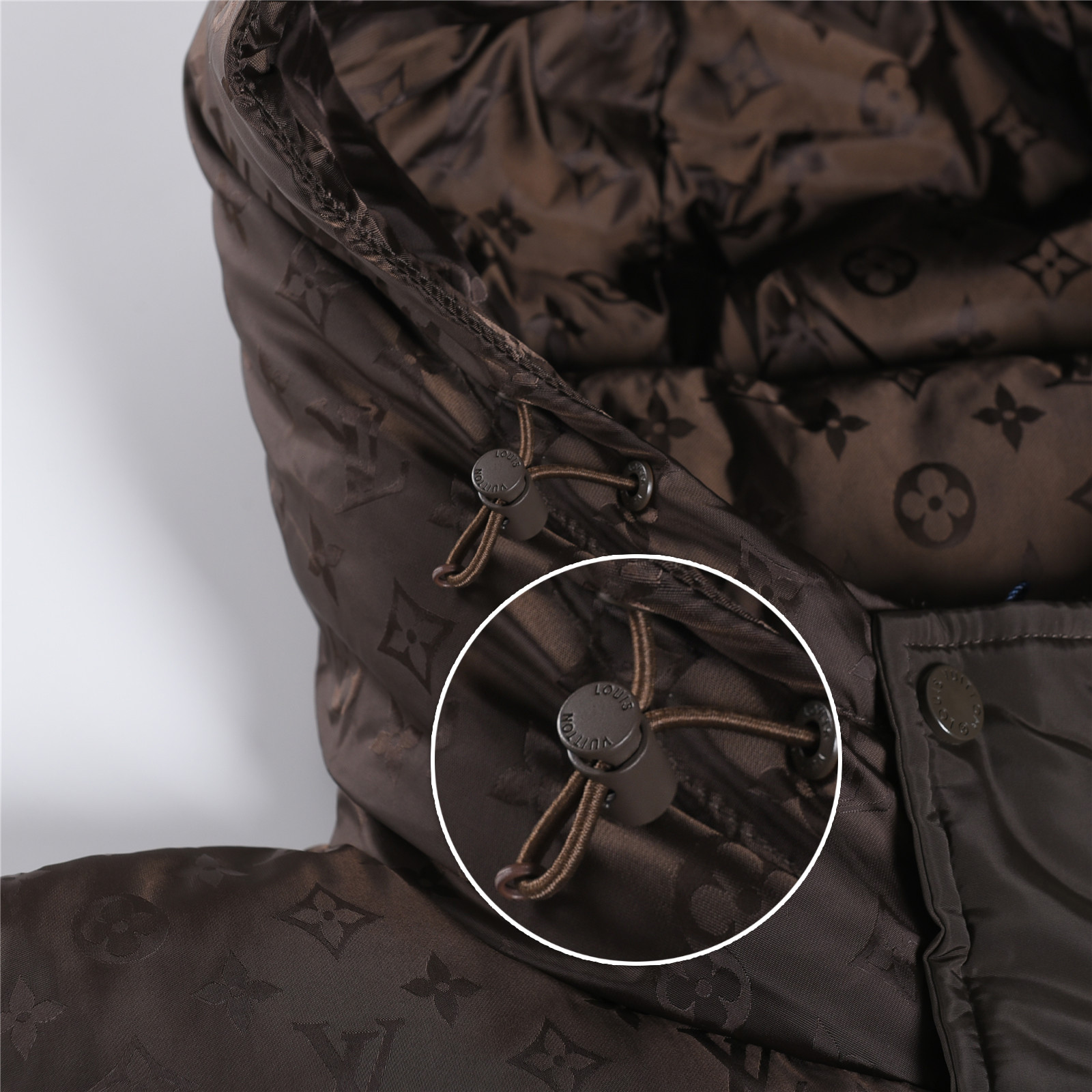 #正品级：𝐋𝐨𝐮𝐢𝐬 𝐕𝐮𝐢𝐭𝐭𝐨𝐧｜路易威登 双拼印老花𝐋𝐨𝐠𝐨 工装多功能口袋连帽【可卸帽】轻奢时尚