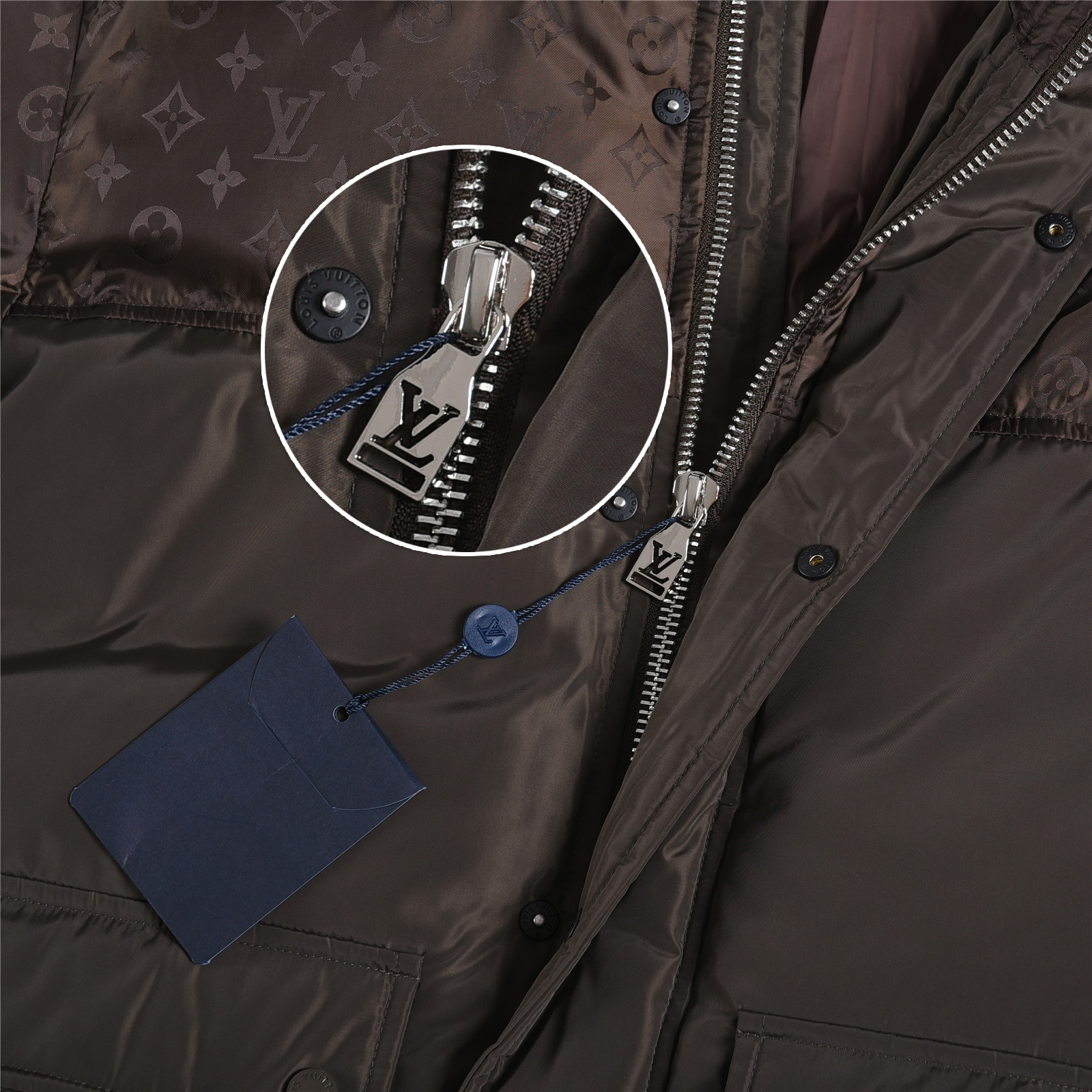 #正品级：𝐋𝐨𝐮𝐢𝐬 𝐕𝐮𝐢𝐭𝐭𝐨𝐧｜路易威登 双拼印老花𝐋𝐨𝐠𝐨 工装多功能口袋连帽【可卸帽】轻奢时尚