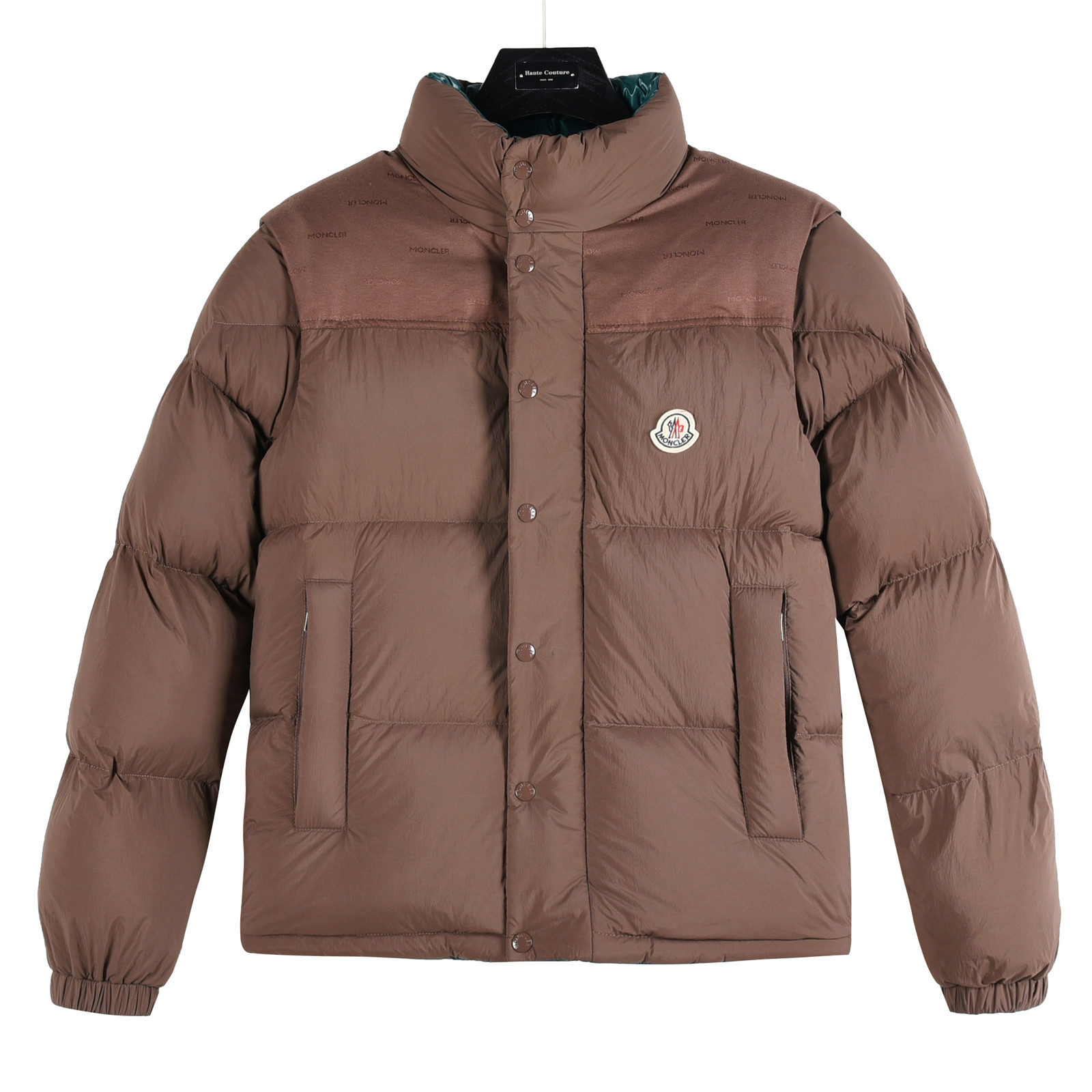 Moncler Verone Chaqueta Acolchada Reversible con Mangas Desmontables para Hombre