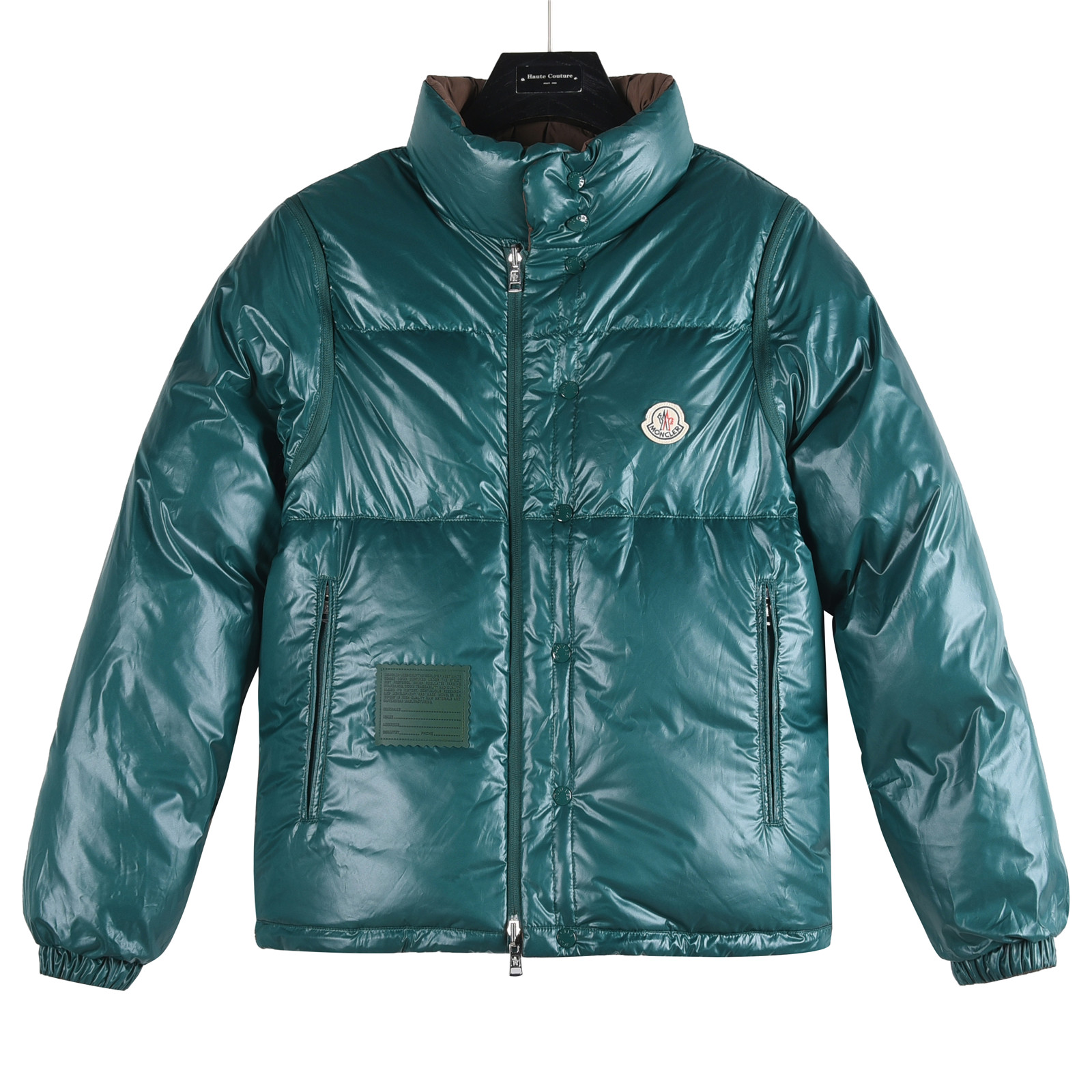 Moncler Verone Chaqueta Acolchada Reversible con Mangas Desmontables para Hombre 7 a1757754569843 0638