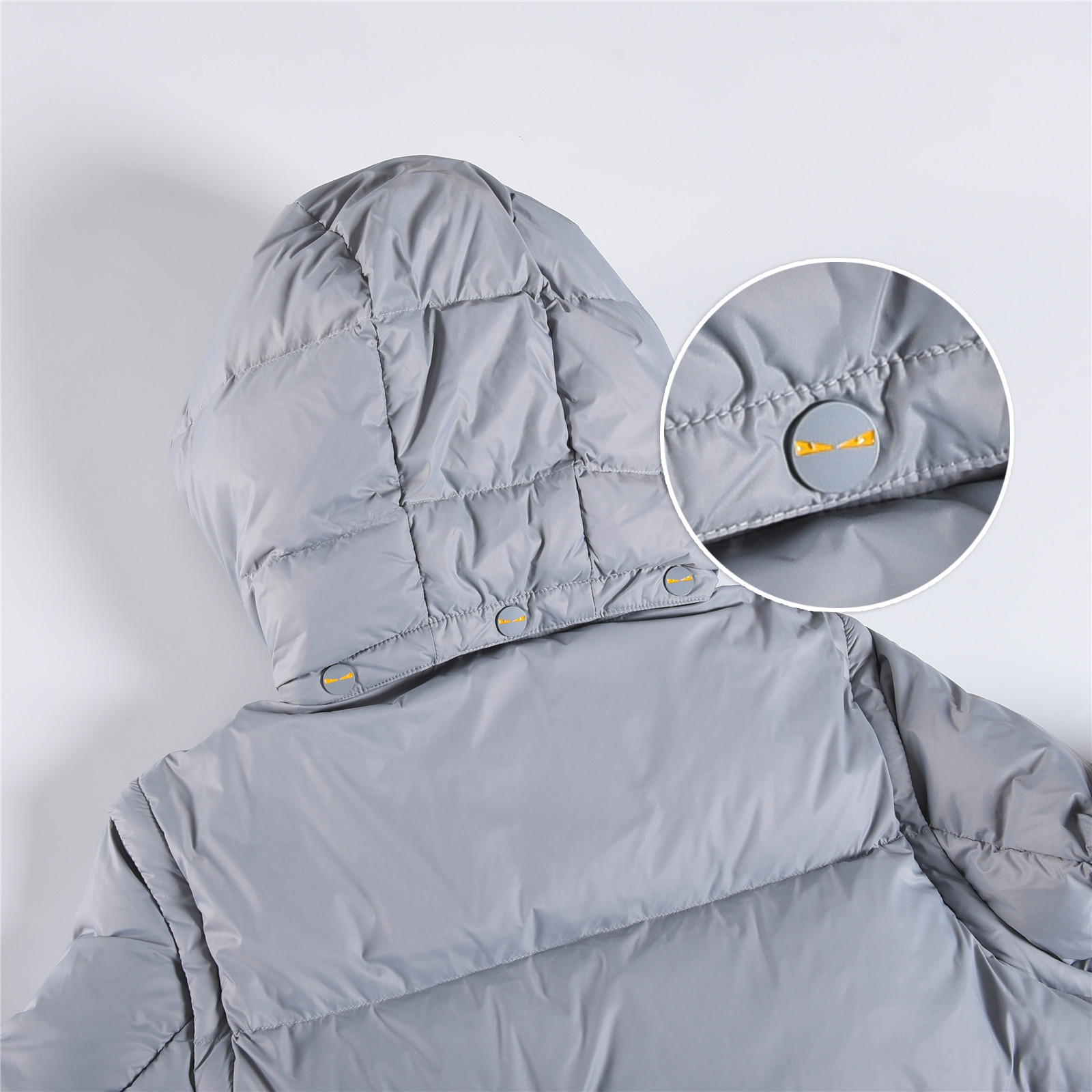 #正品级:FENDI FW25 秋冬新品休闲轻奢连帽【可卸帽】羽绒服男女款#F03# 𝗦𝗶𝘇𝗲:𝟰𝟴#