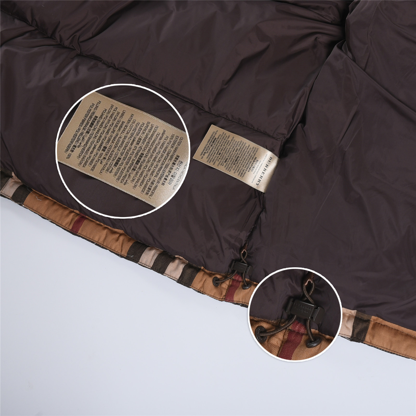 #正品级：𝗕𝘂𝗿𝗯𝗲𝗿𝗿𝘆博柏利 /巴宝莉 秋冬新品经典双拼字母徽章时尚连帽羽绒服男女款#B05# 𝗦𝗶