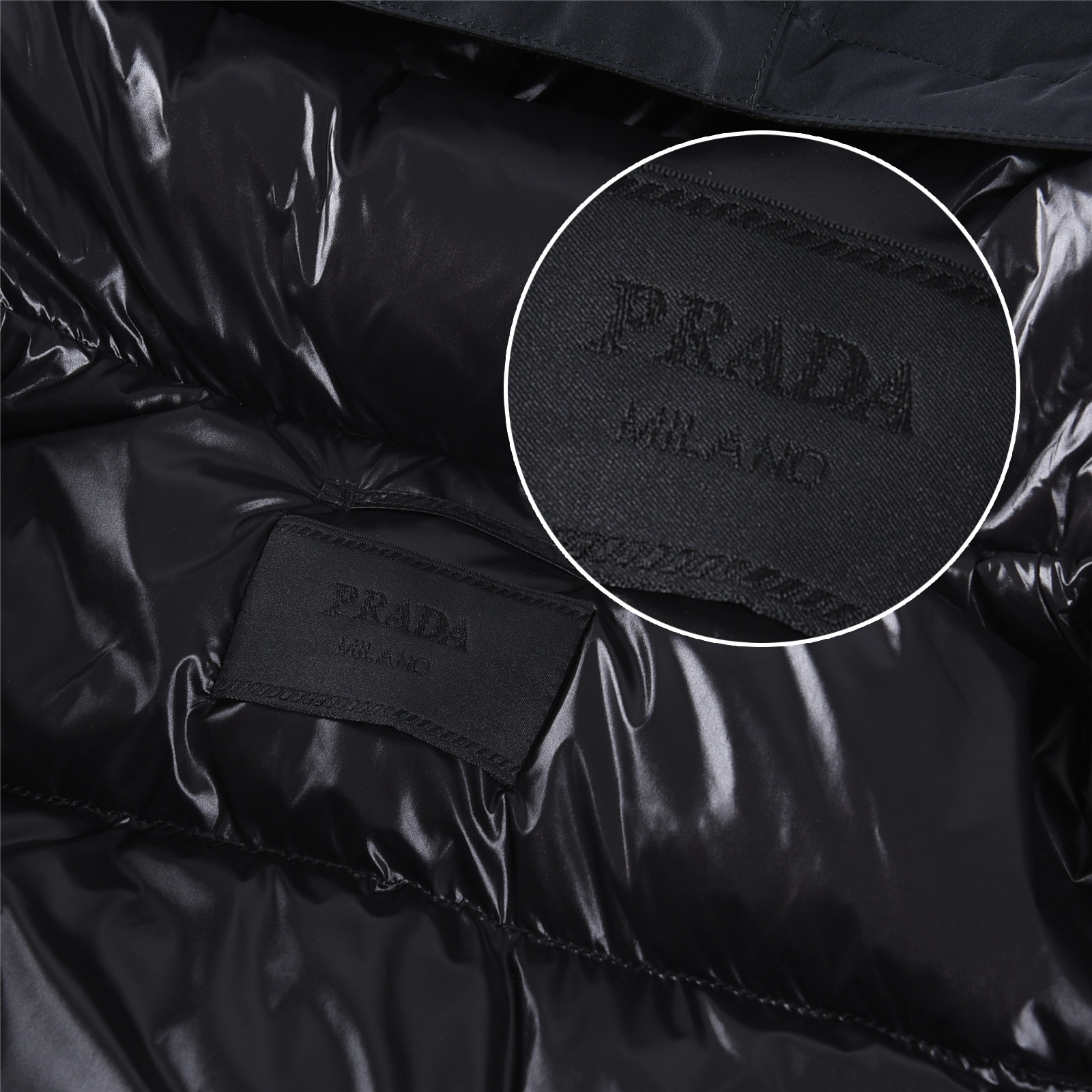 #正品级:𝑷𝒓𝒂𝒅𝒂|普拉达𝑭𝑾25 秋冬新品轻奢休闲超宽松版型中长款连帽羽绒服男女款## 𝑺𝒊𝒛𝒆:𝟰