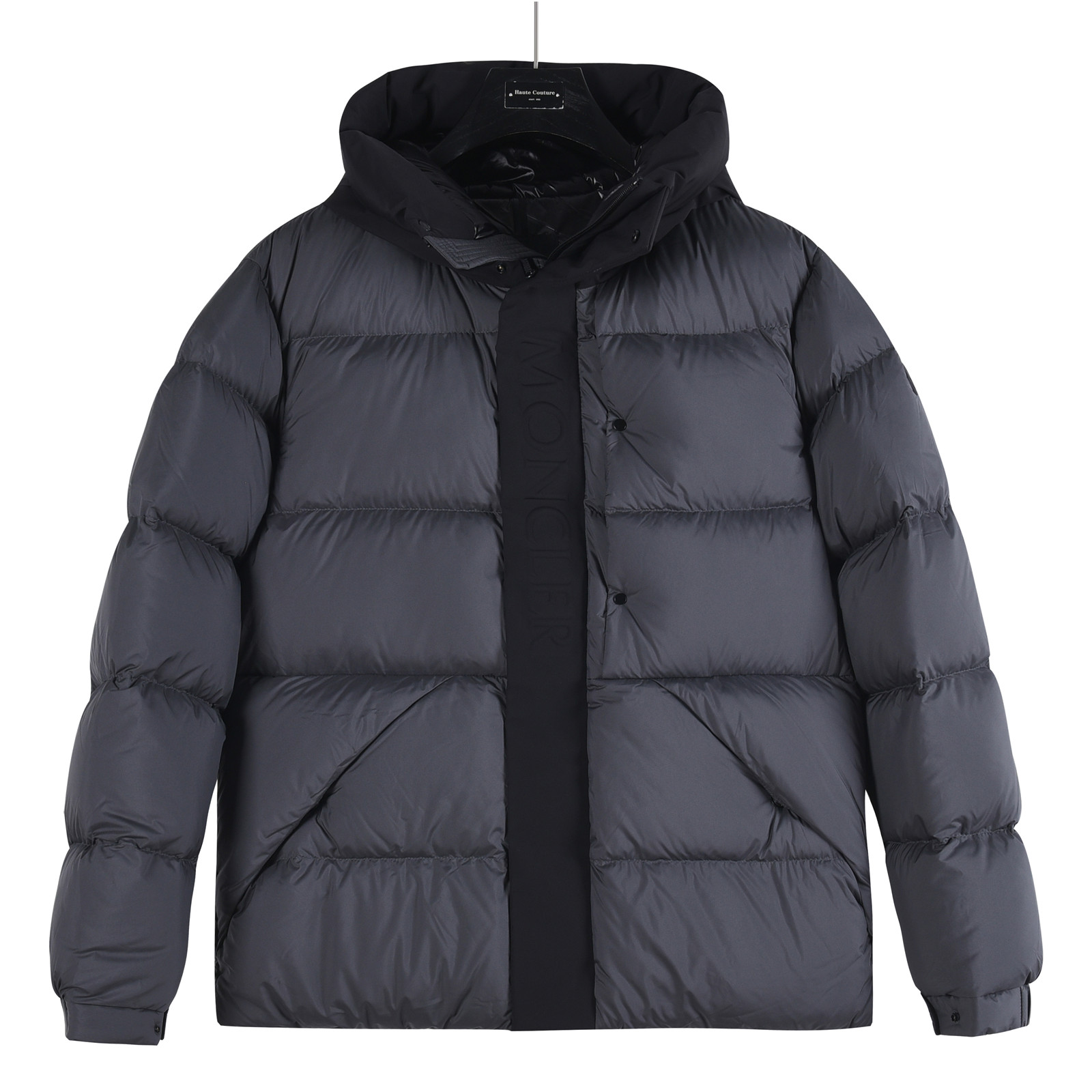 #正品级:𝑴𝒐𝒏𝒄𝒍𝒆𝒓｜蒙口 /盟可睐 25𝒔𝒔 Maoeira 经典哑光黑武士连帽轻奢时尚羽绒服男女