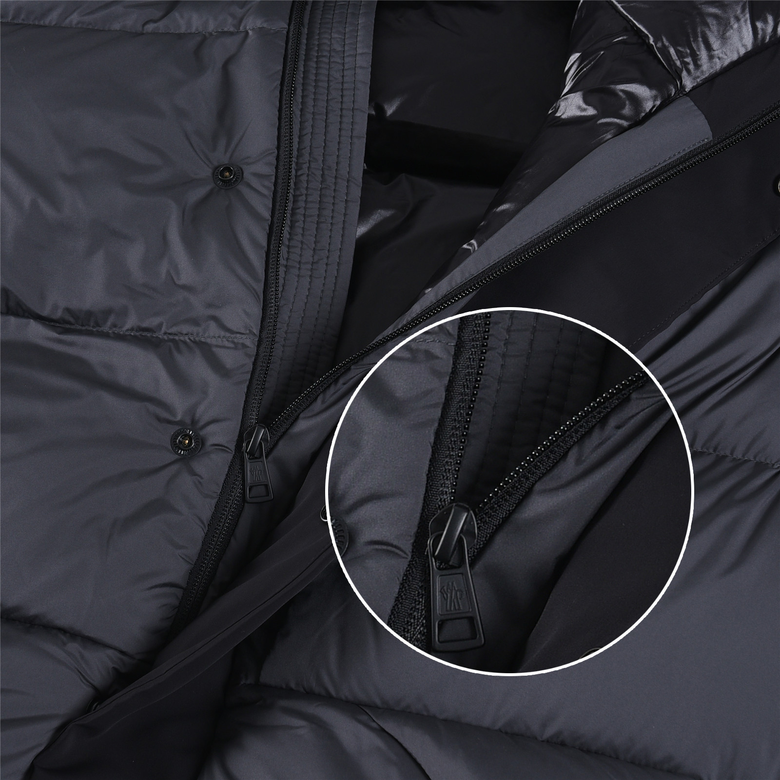 #正品级:𝑴𝒐𝒏𝒄𝒍𝒆𝒓|蒙口 /盟可睐 25𝒔𝒔 Maoeira 经典哑光黑武士连帽轻奢时尚羽绒服男女